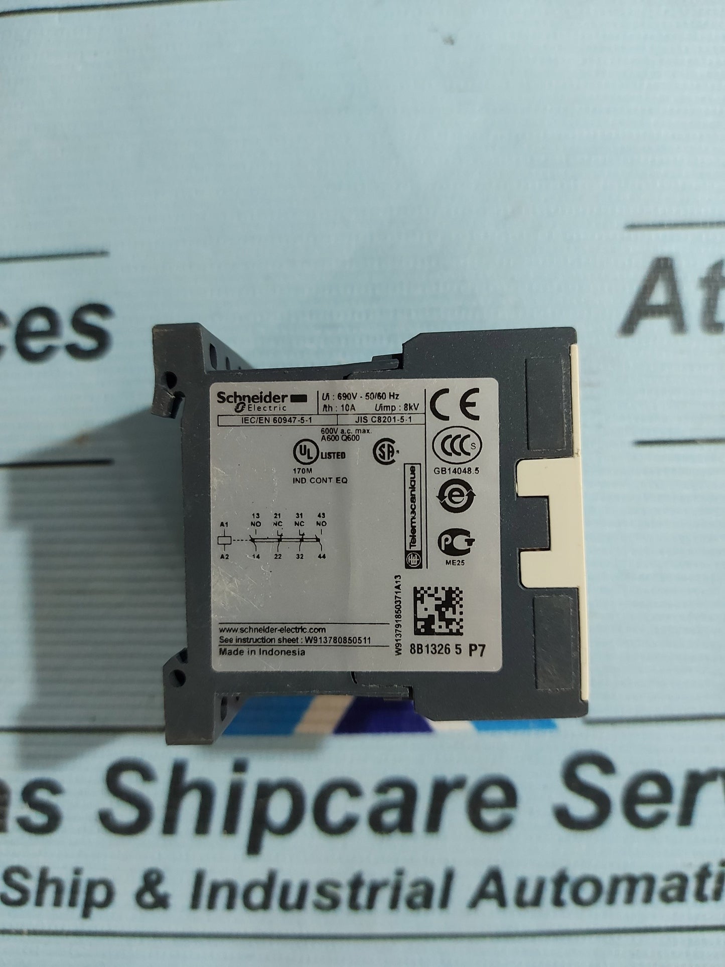 SCHNEIDER ELECTRIC CA2KN 22P7 CONTROL RELAY 230V 50/60Hz AG140