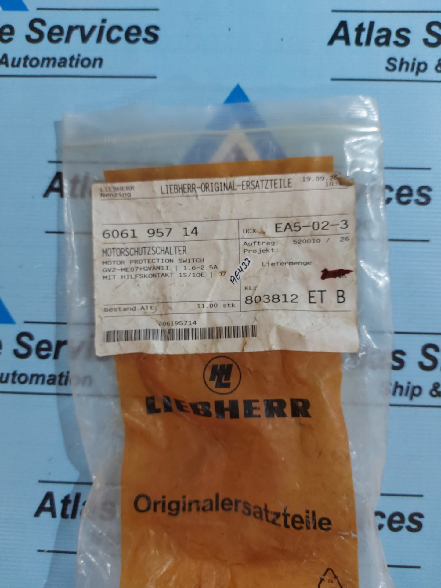 SCHNEIDER ELECTRIC GV2ME07 MOTOR CIRCUIT BREAKER