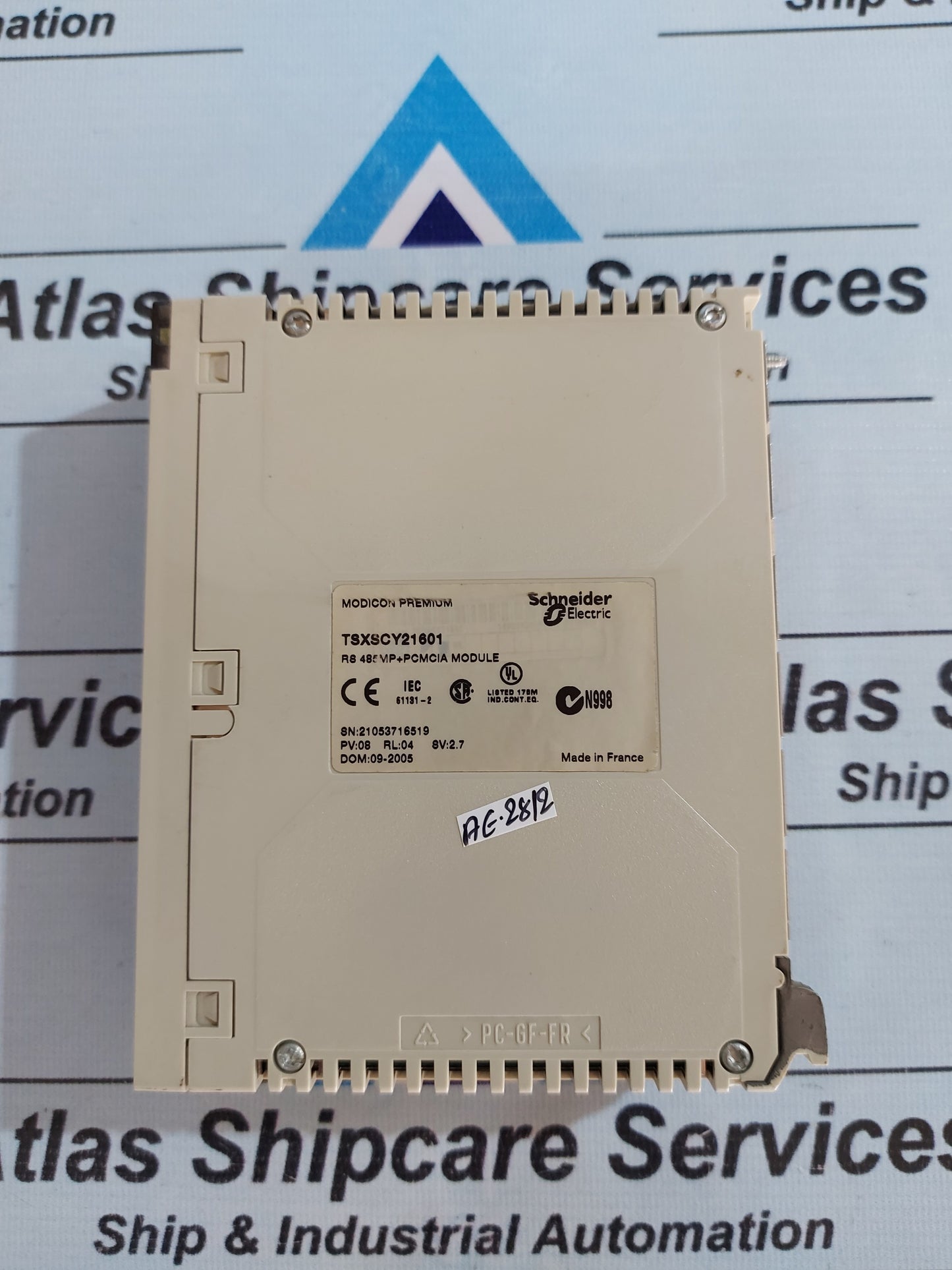 SCHNEIDER ELECTRIC MODICON PREMIUM TSXSCY21601 RS 485MP+PCMCIA COMMUNICATION MODULE