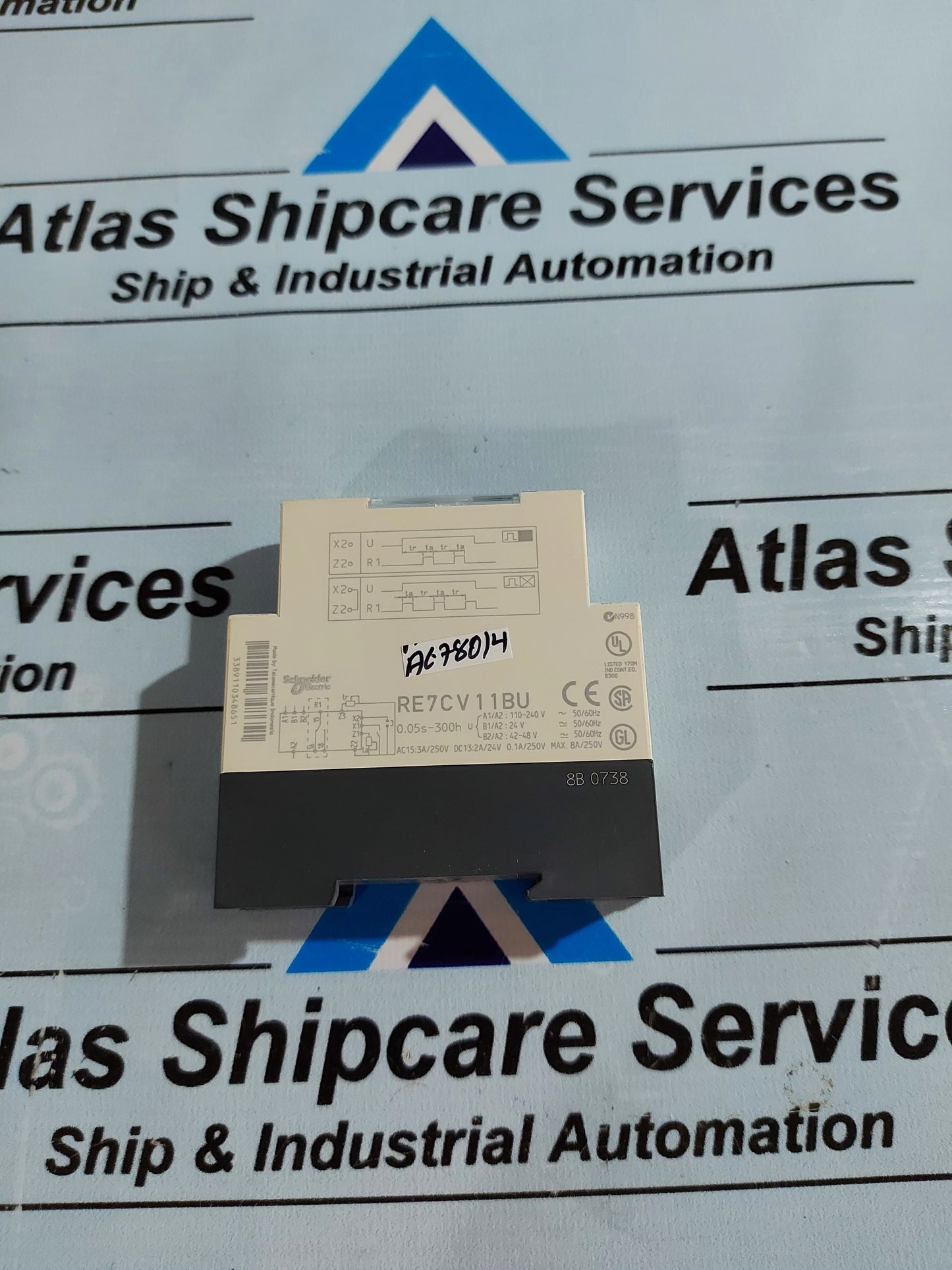 SCHNEIDER ELECTRIC RE7CV 11BU ASYMMETRICAL FLASHING RELAY 0.05s-300h