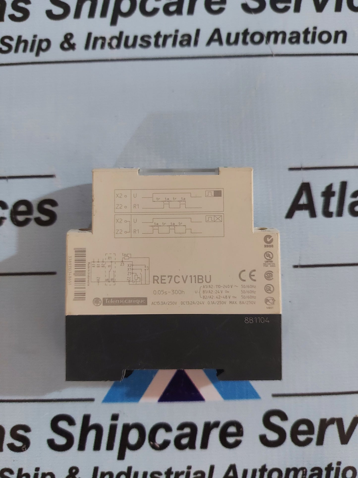 SCHNEIDER ELECTRIC RE7CV11BU ASYMMETRICAL FLASHING RELAY 0.05s-300h