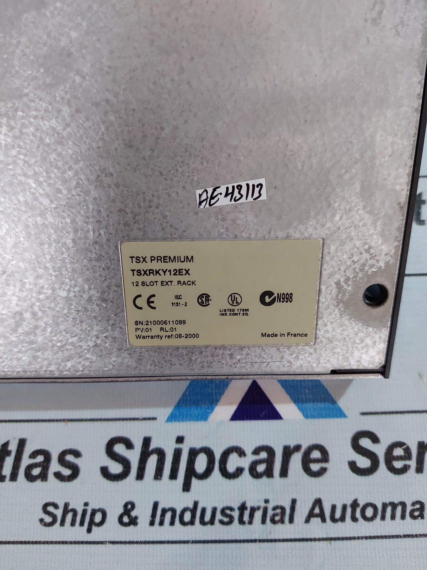 SCHNEIDER ELECTRIC TSX PREMIUM TSXRKY12EX 12 SLOT EXTENSION RACK