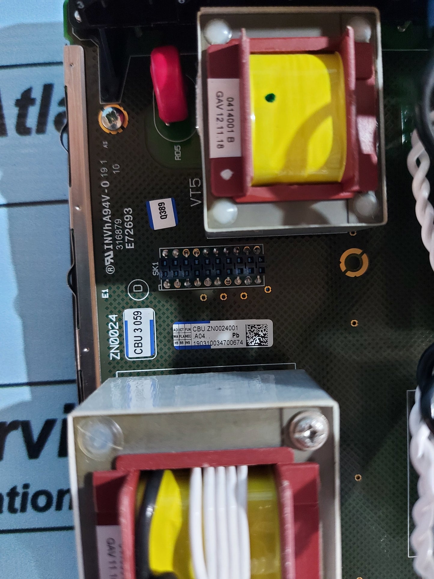 SCHNEIDER MICOM ZN0024 POWER SUPPLY BOARD