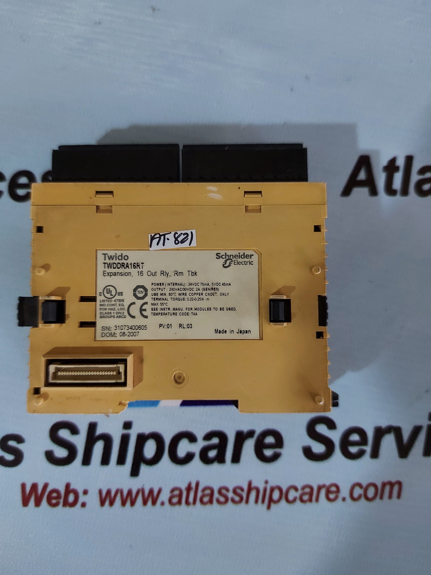 SCHNEIDER TWIDO TWDDRA16RT EXPANSION MODULE