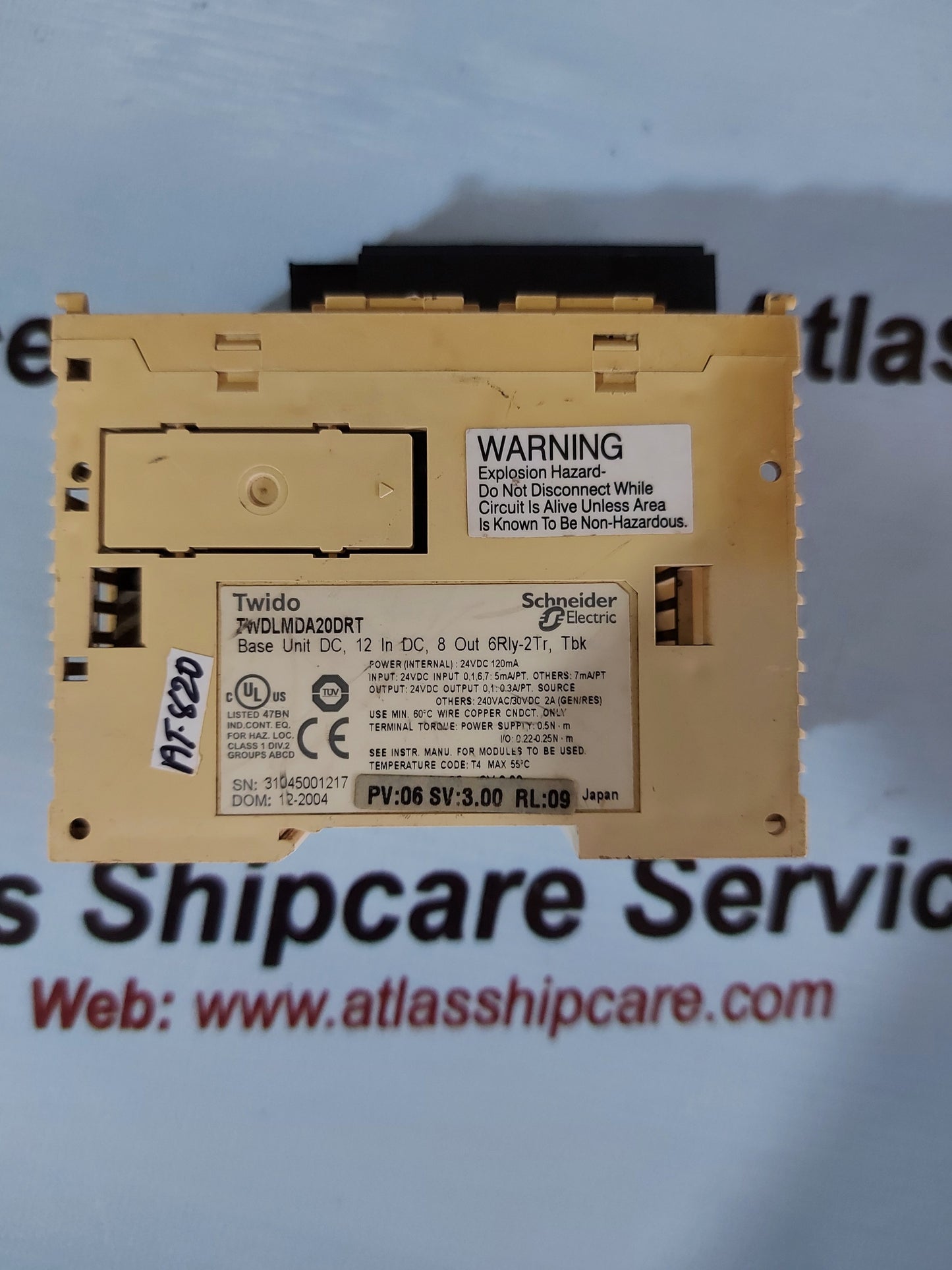 SCHNEIDER TWIDO TWDLMDA20DRT BASE UNIT