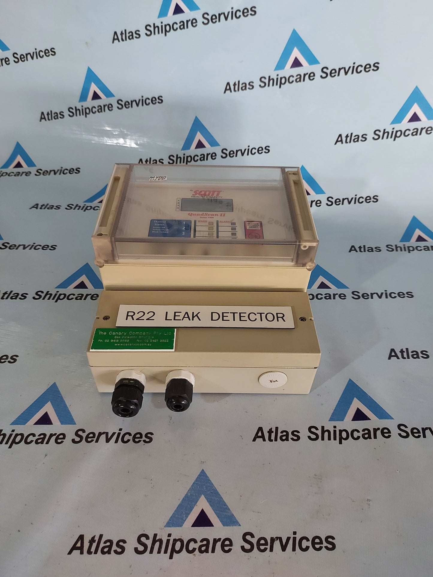 SCOTT QUADSCAN II SERIES 7400 FOUR POINT ANALOG GAS CONTROLLER