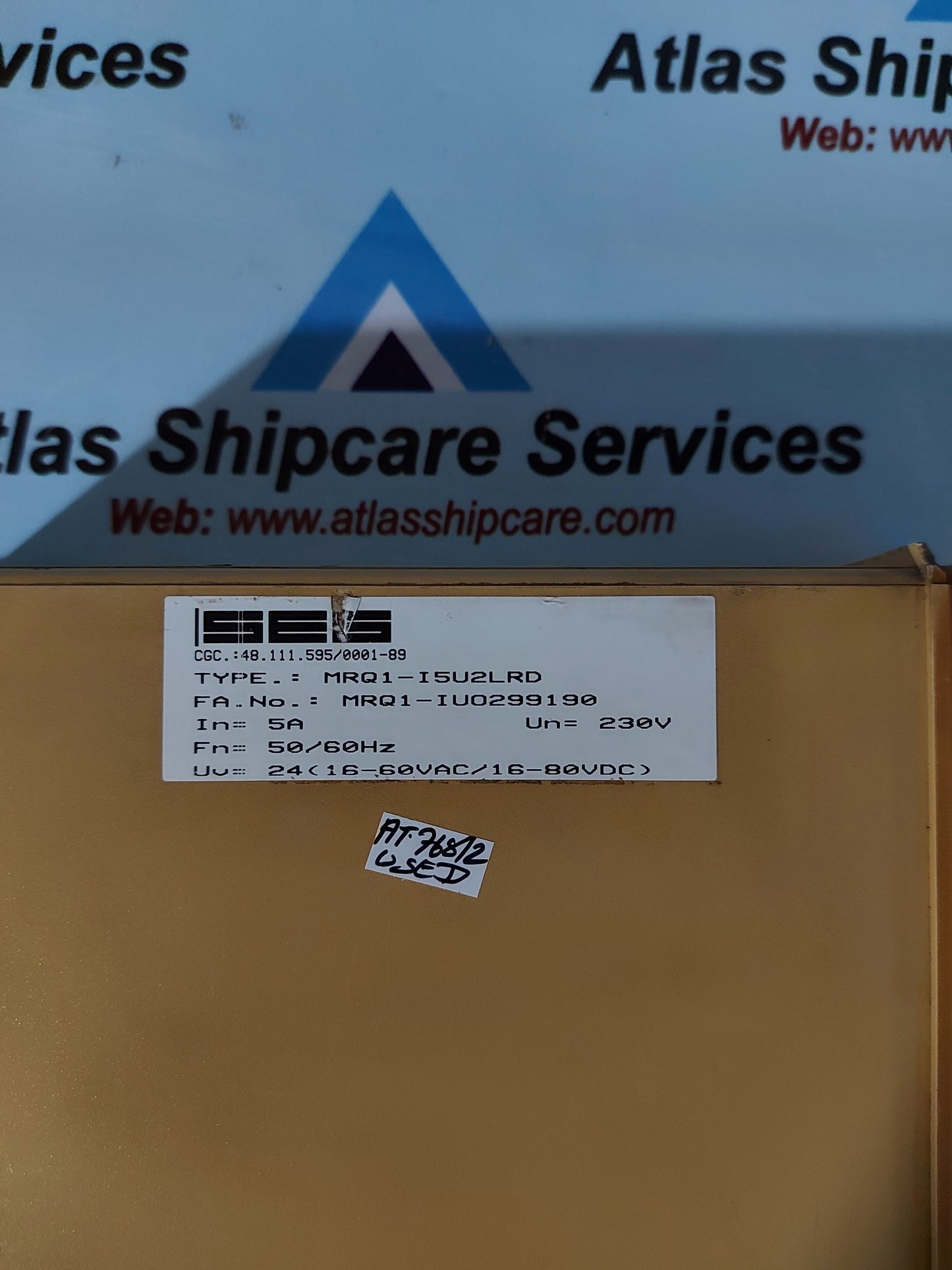 SEG MRQ1-15U2LRD MULTIFUNTION RELAY FOR FIELD FAILURE PROTECTION