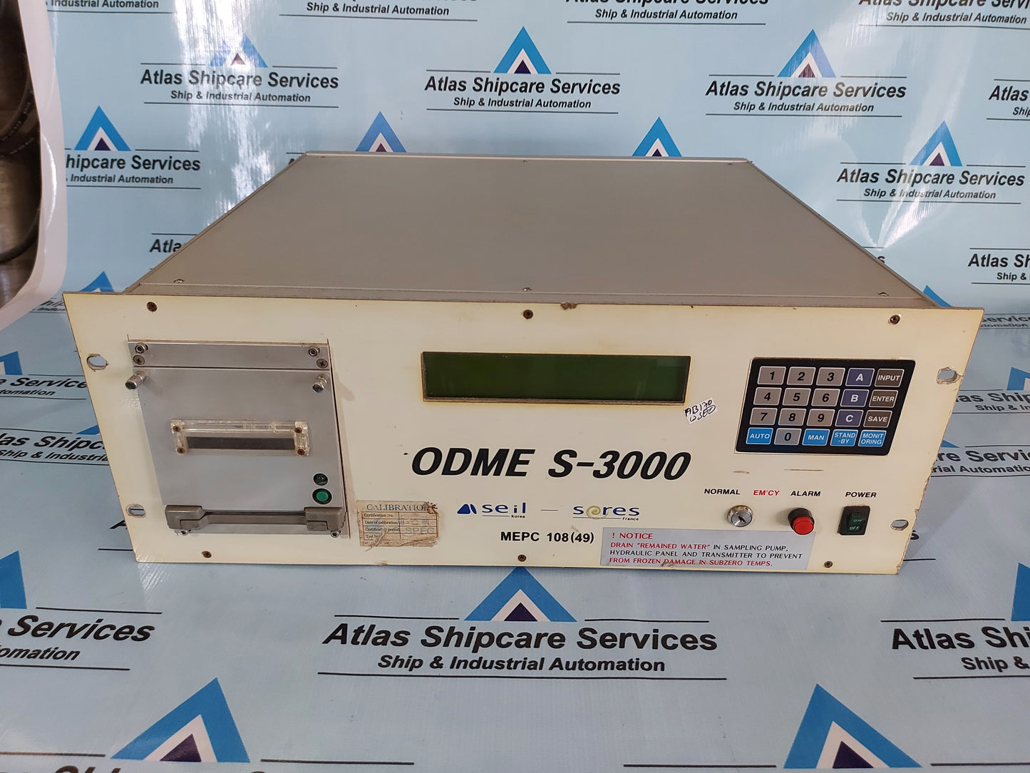 SEIL-SERES ODME S-3000 OIL DISCHARGE MONITORING EQUIPMENT