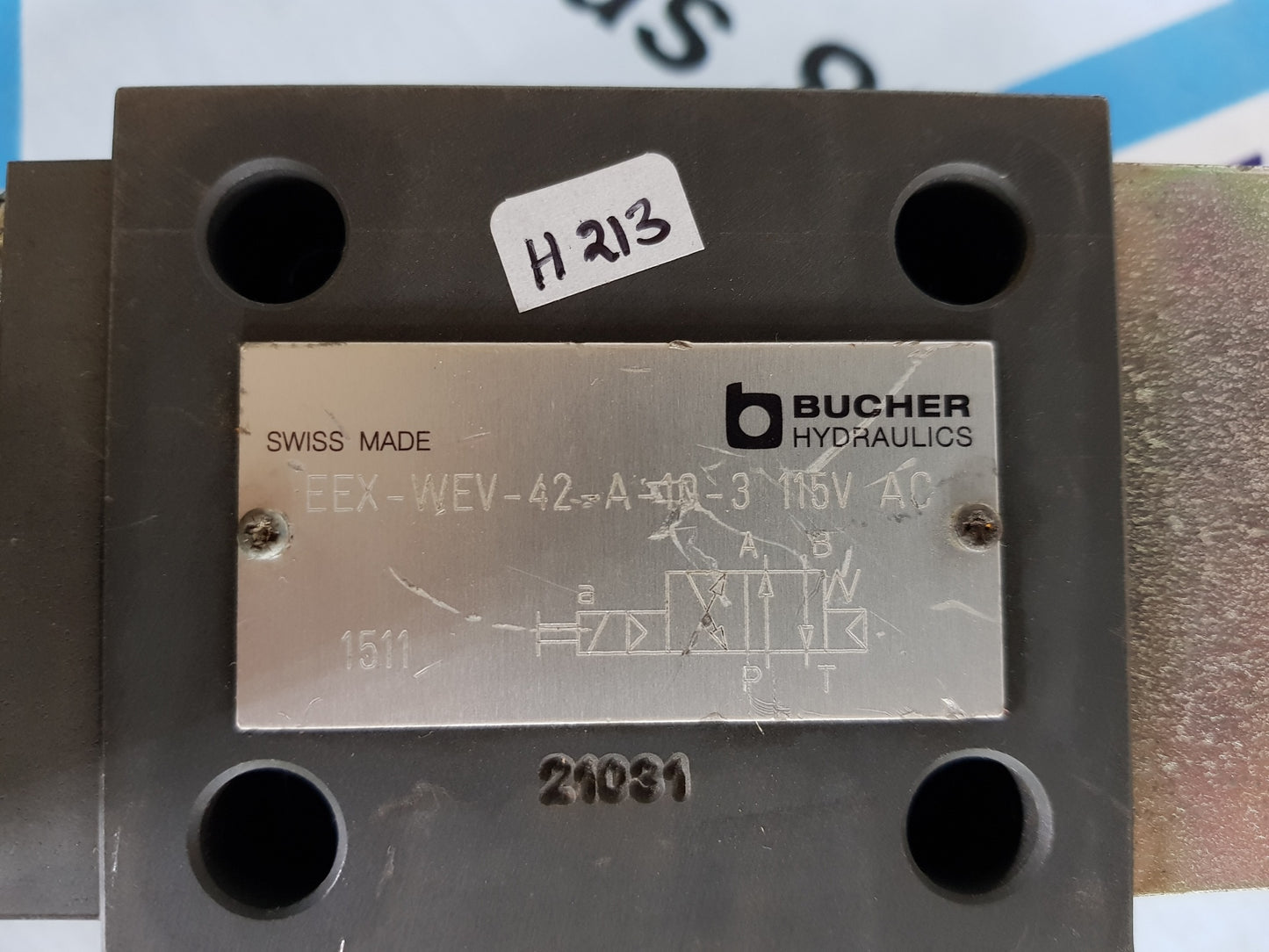SEITZ 2C52 HYDRAULICS VALVE H213