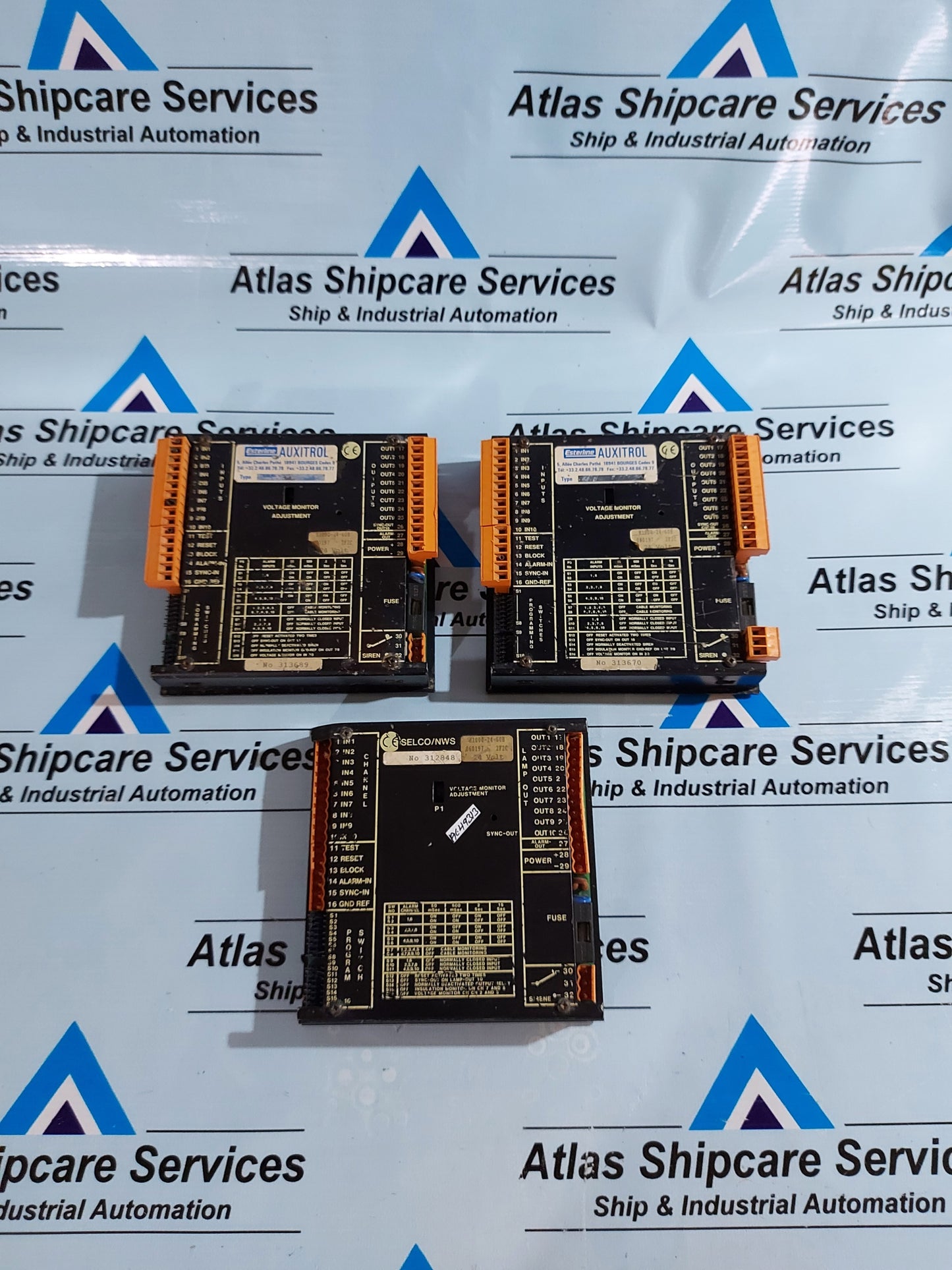 SELCO NWS M1000-24-60B ESTERLINE AUXITROL CARLA ALARM ANNUNCIATOR