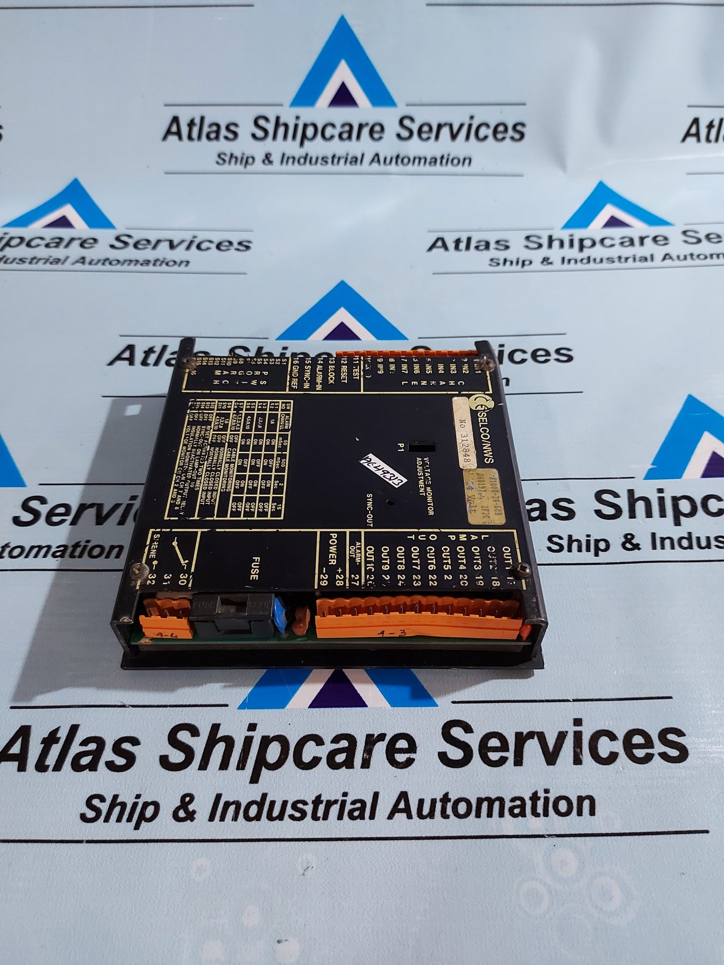 SELCO NWS M1000-24-60B ESTERLINE AUXITROL CARLA ALARM ANNUNCIATOR