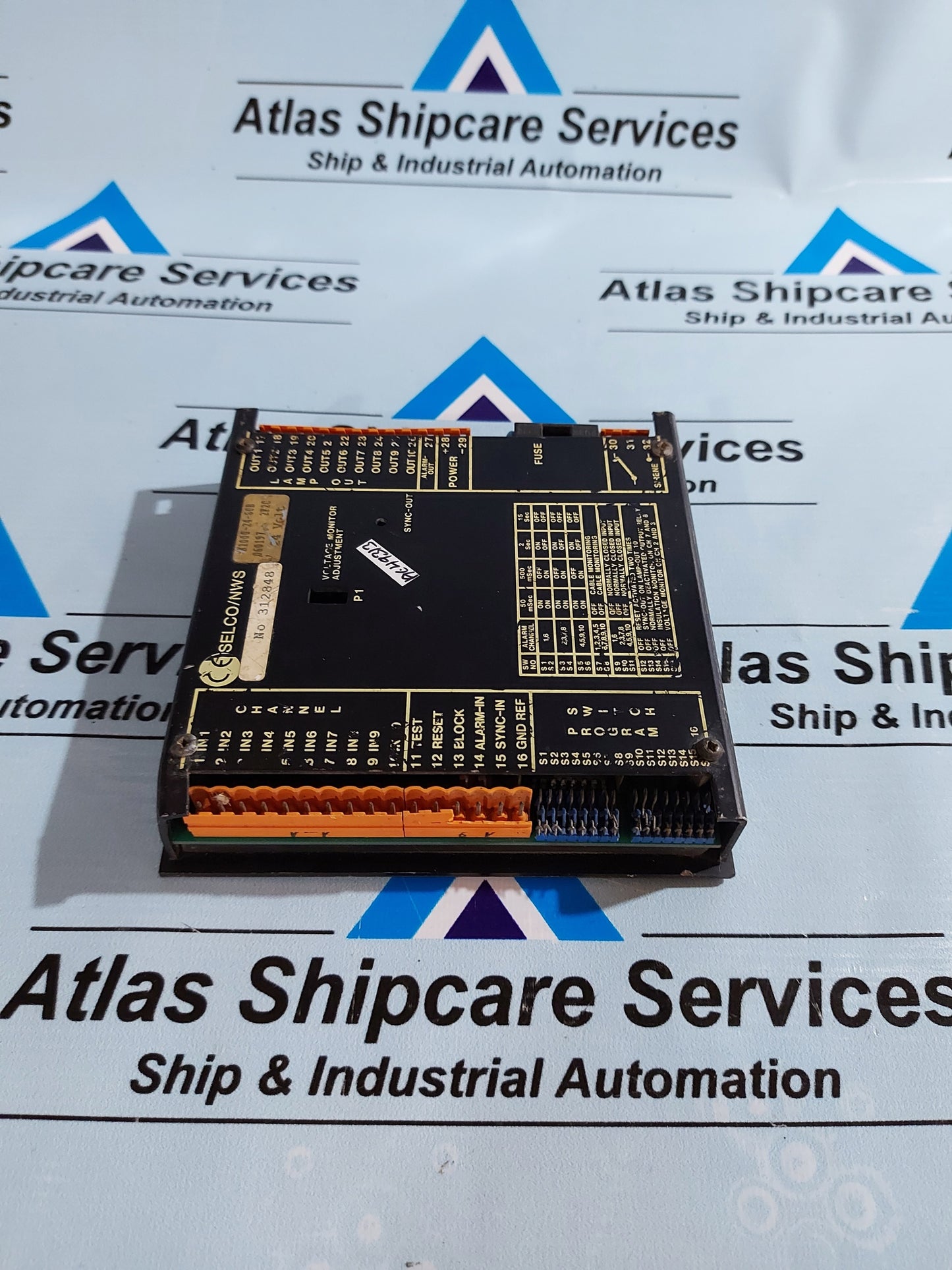 SELCO NWS M1000-24-60B ESTERLINE AUXITROL CARLA ALARM ANNUNCIATOR