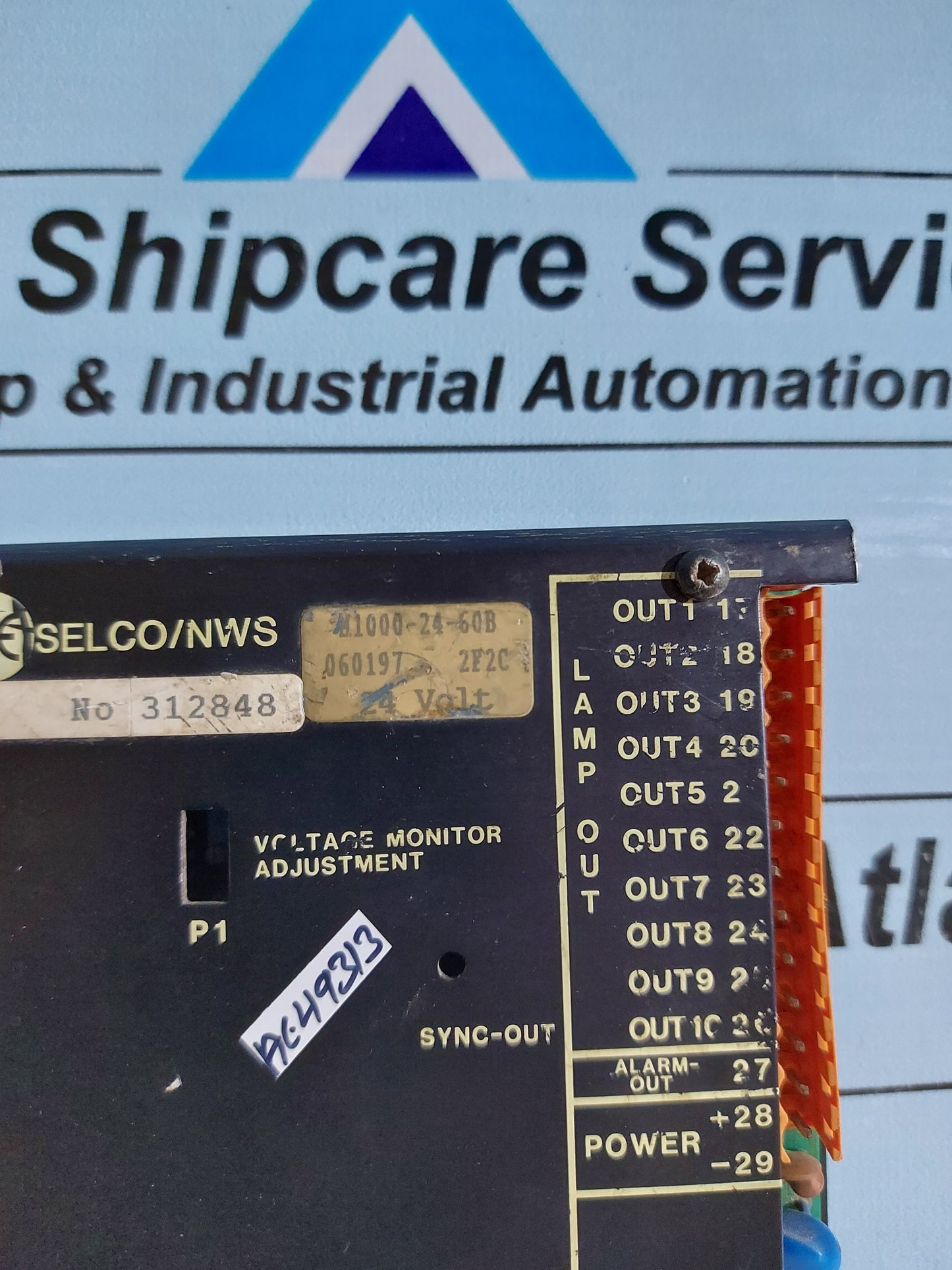 SELCO NWS M1000-24-60B ESTERLINE AUXITROL CARLA ALARM ANNUNCIATOR