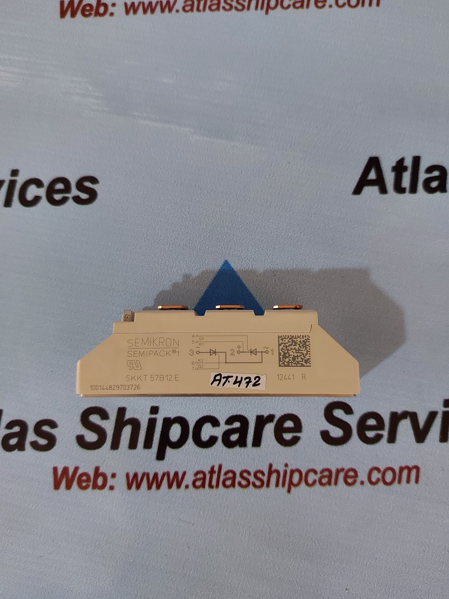 SEMIKRON SKKT 57B12 E DUAL THYRISTOR MODULE