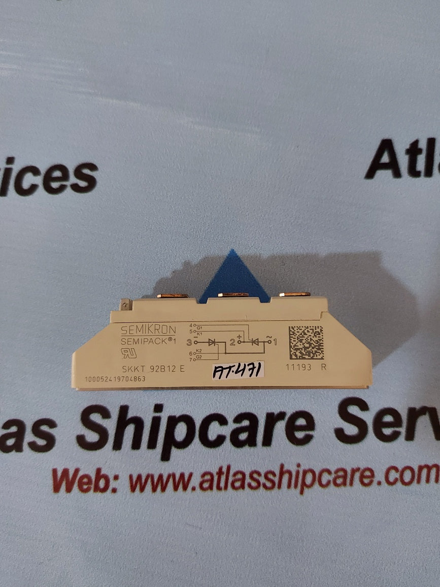 SEMIKRON SKKT 92B12 E DUAL THYRISTOR MODULE