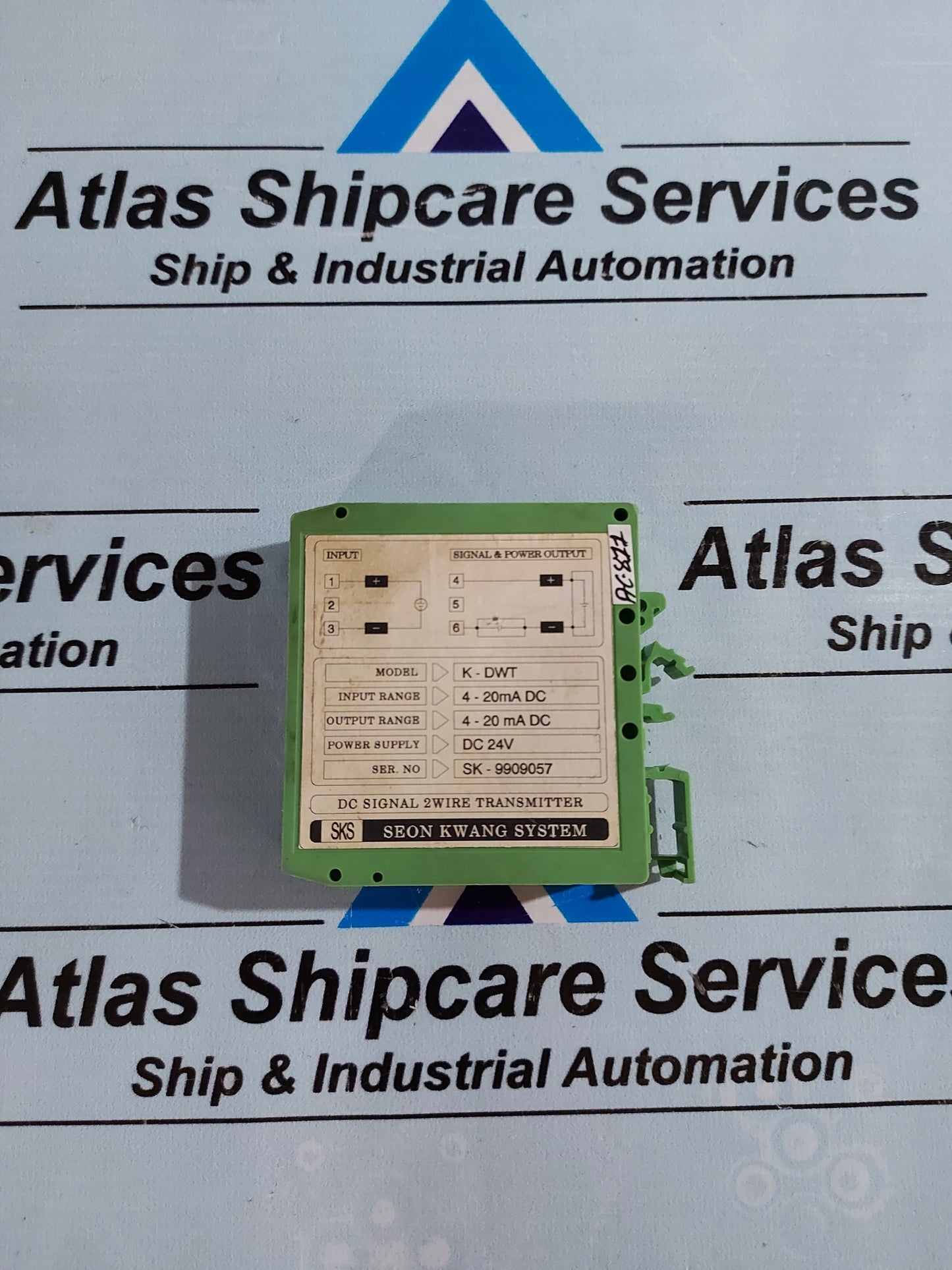 SEON KWANG K-DWT DC SIGNAL 2 WIRE TRANSMITTER 24VDC