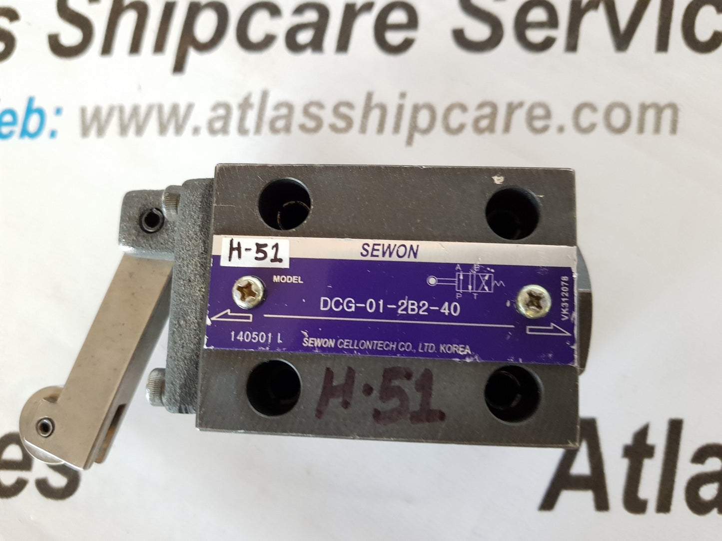 SEWON DCG-01-2B2-40 DIRECTIONAL VALVE H51