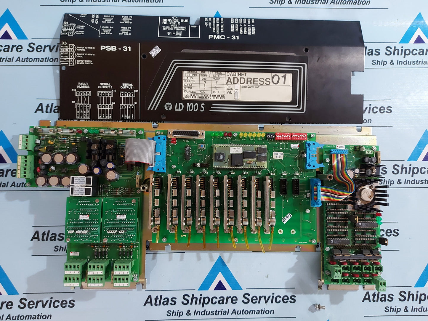 SF CONTROL LEVELDATIC MULTIPOINT TRANSMITTER LD-100S CABINET 01