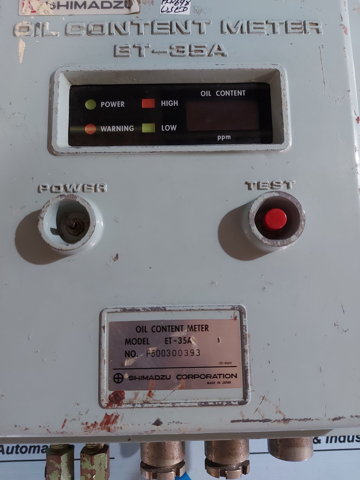 SHIMADZU ET-35A OIL CONTENT METER
