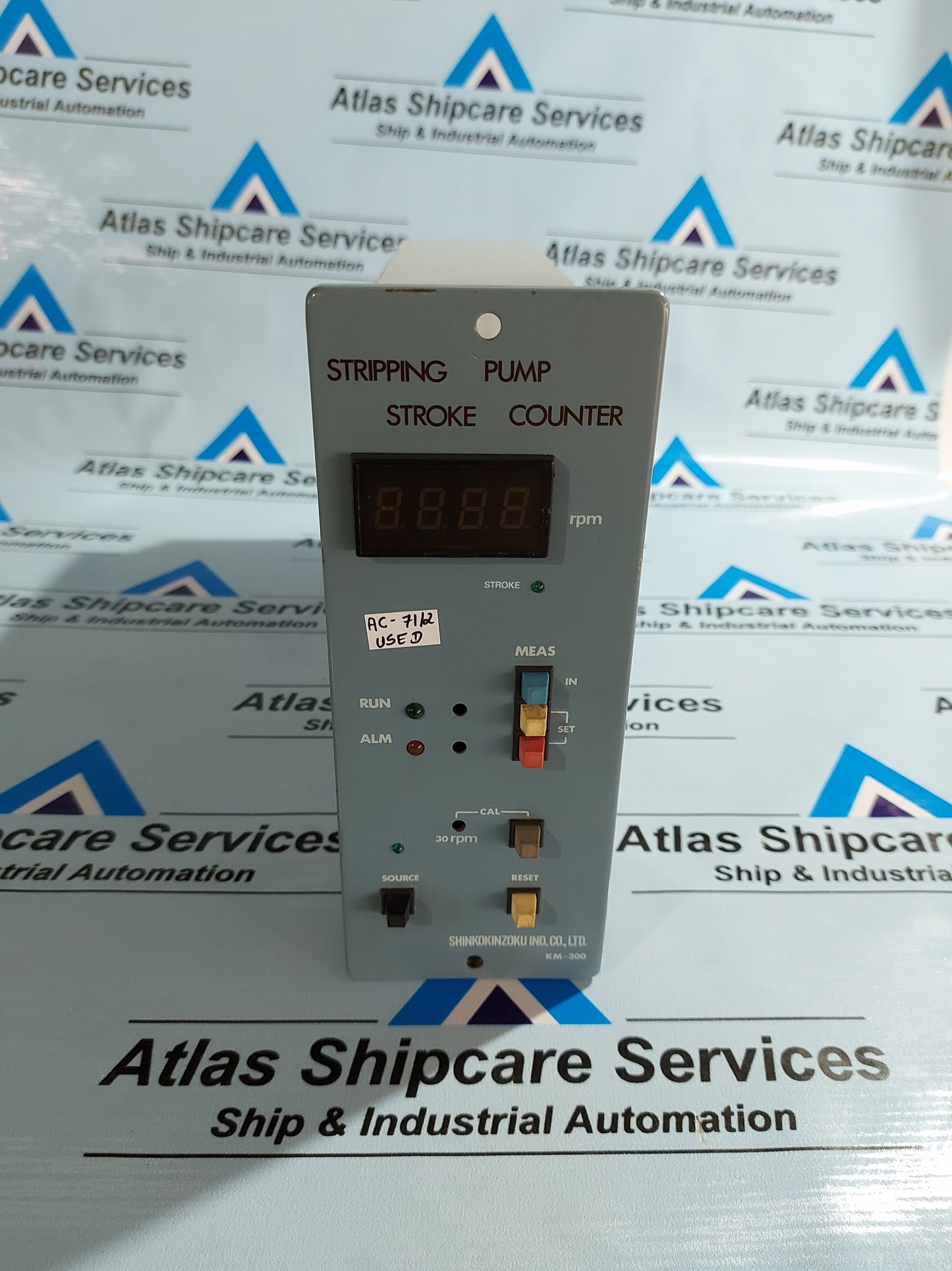 SHINKOKINZOKU KM-300 STRIPPING PUMP STORKE COUNTER