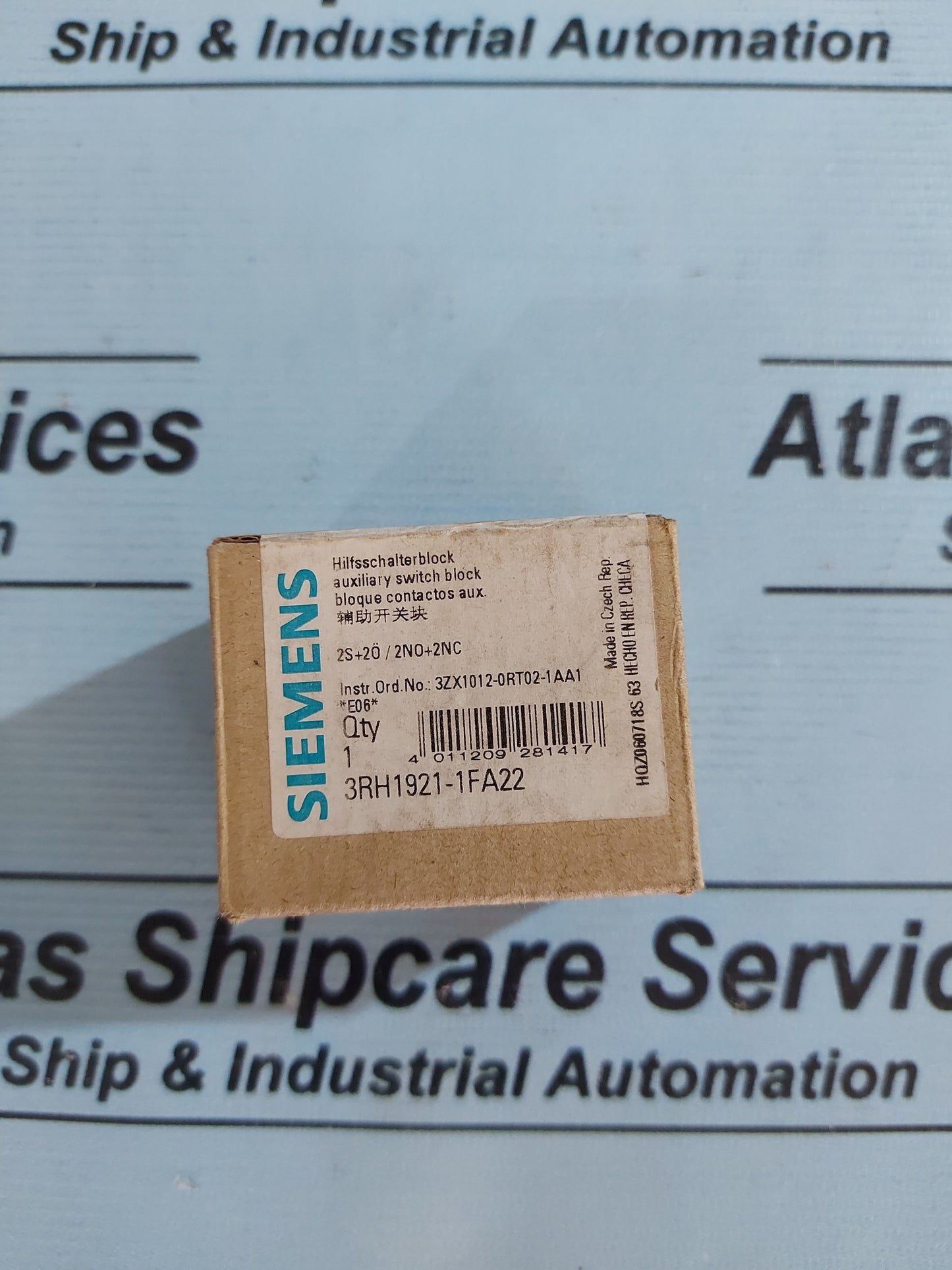 SIEMENS 3RH1921-1FA22 AUXILIARY SWITCH BLOCK