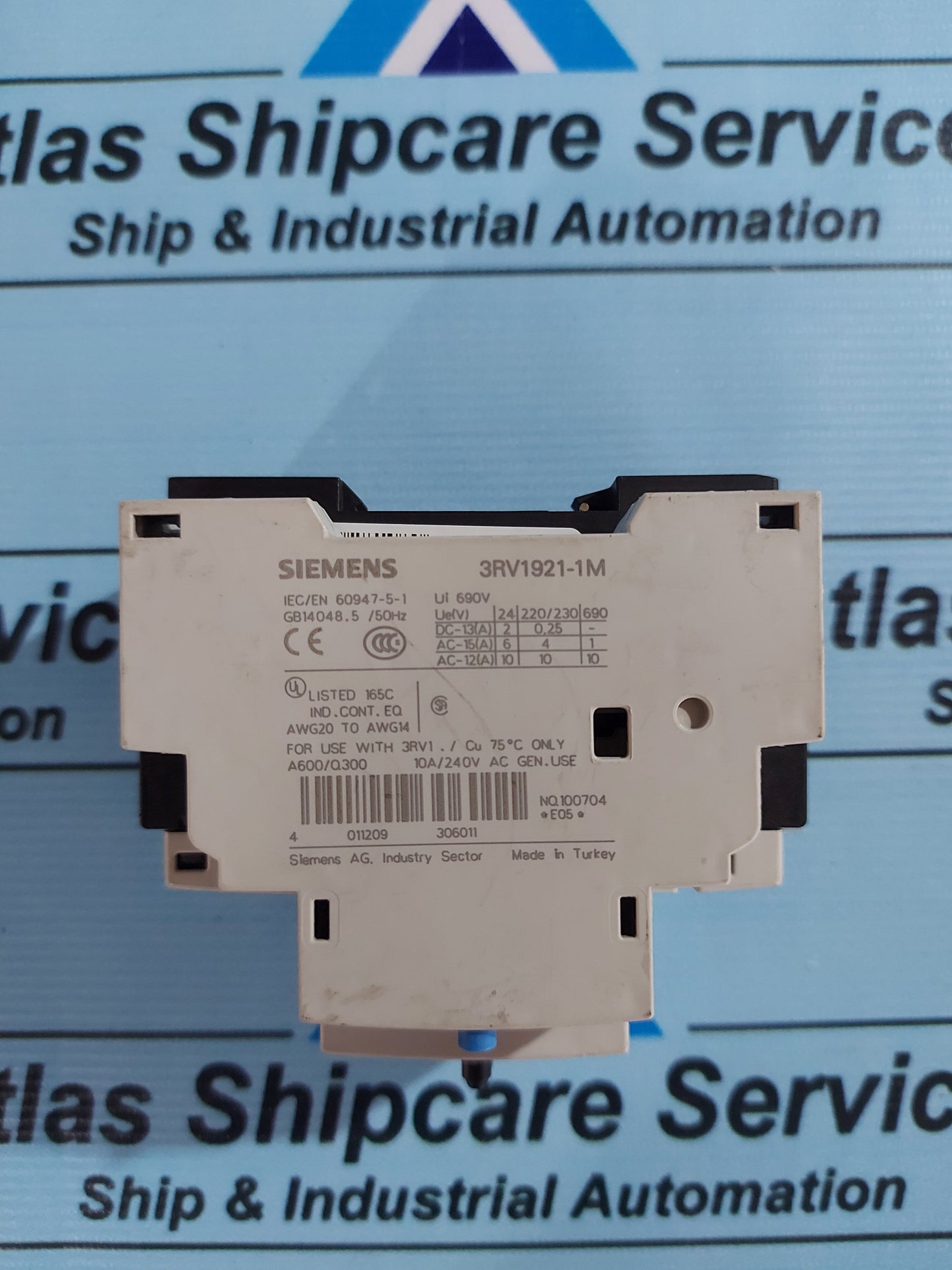 SIEMENS 3RV1021-0JA10 MOTOR STATER PROTECTOR