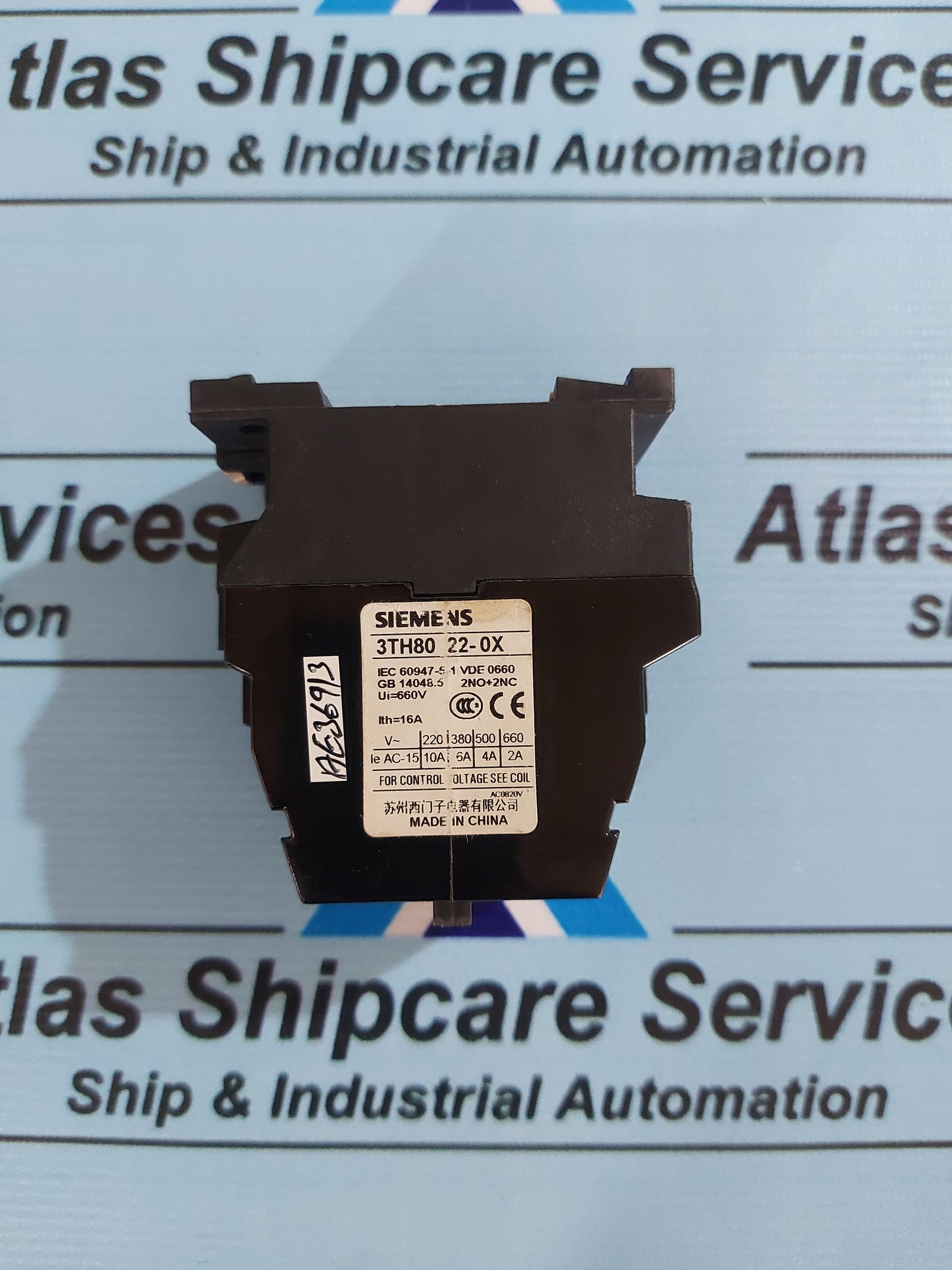 SIEMENS 3TH80 22-0X CONTACTOR RELAY