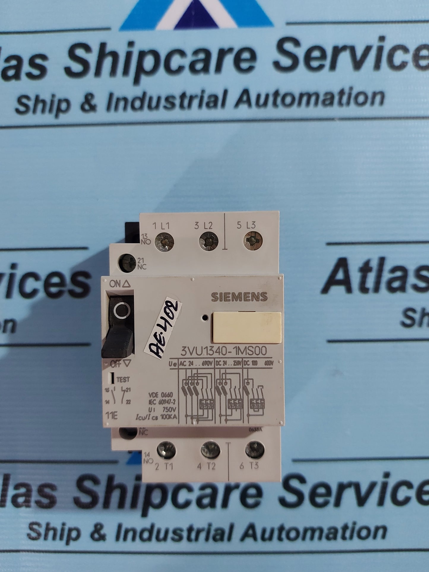 SIEMENS 3VU1340-1MS00 CIRCUIT BRAKER