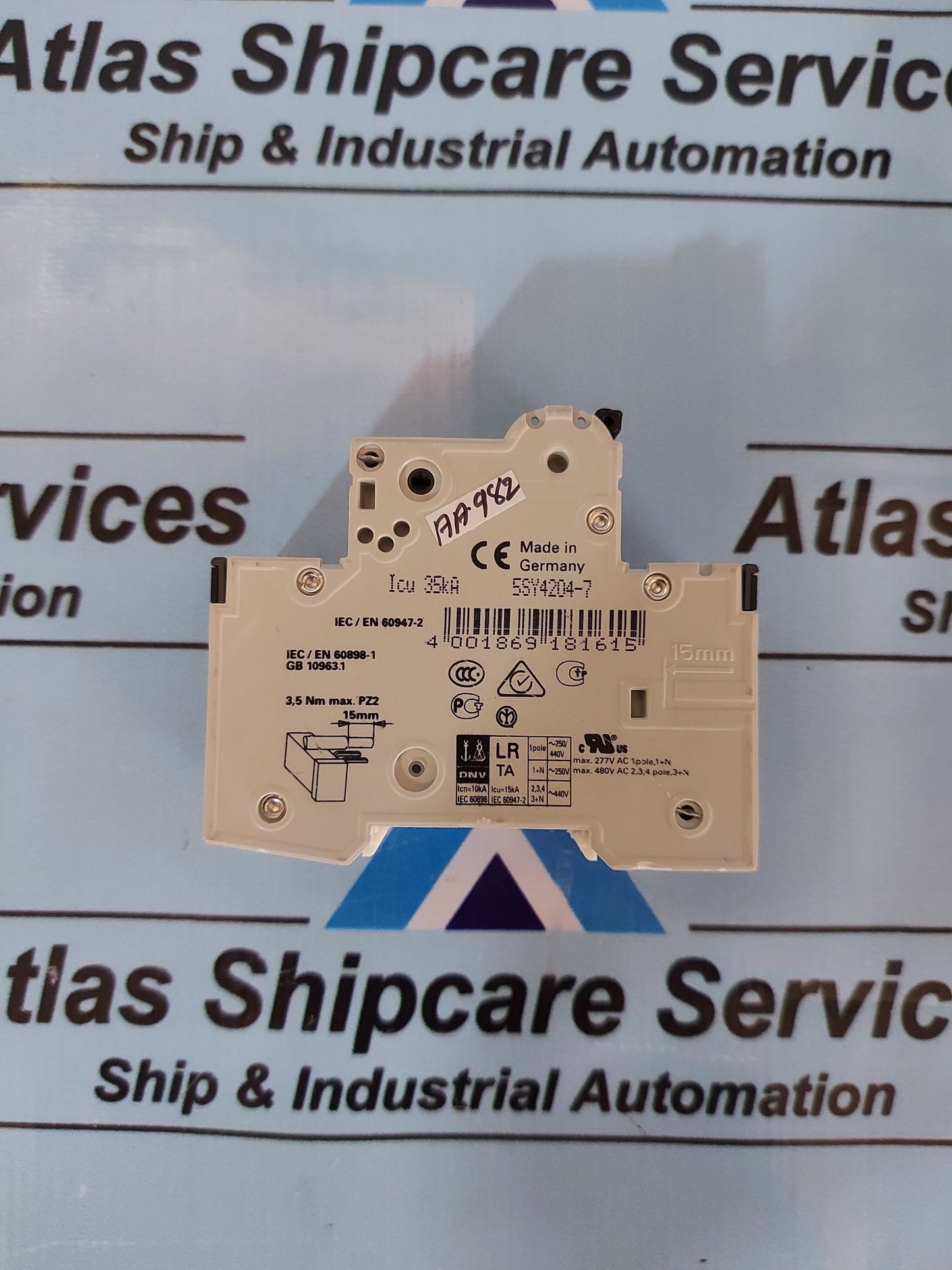SIEMENS 5SY4204-7 CIRCUIT BREAKER