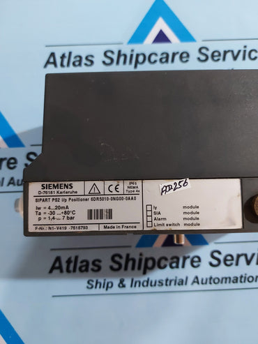 SIEMENS 6DR5010-0NG00-0AA0 SIPART PS2 I/P POSITIONER