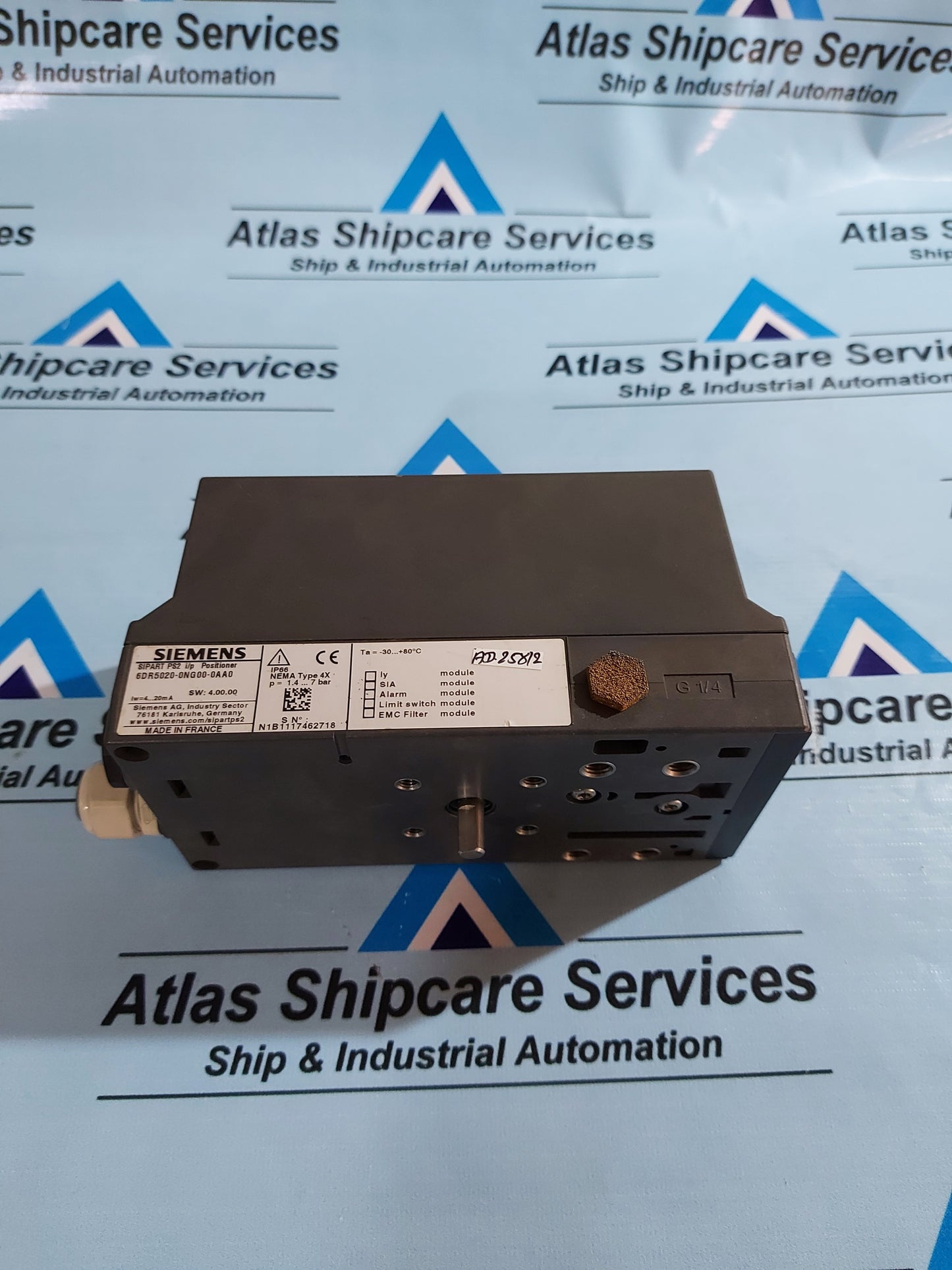 SIEMENS 6DR5020-0NG00-0AA0 SIPART PS2 I/P POSITIONER