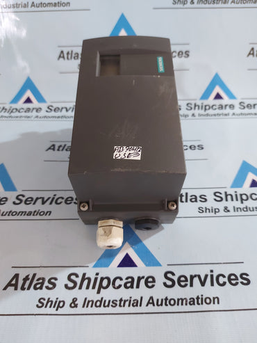 SIEMENS 6DR5020-0NG00-0AA0 SIPART PS2 I/P POSITIONER PROCESS CONTROL UNIT