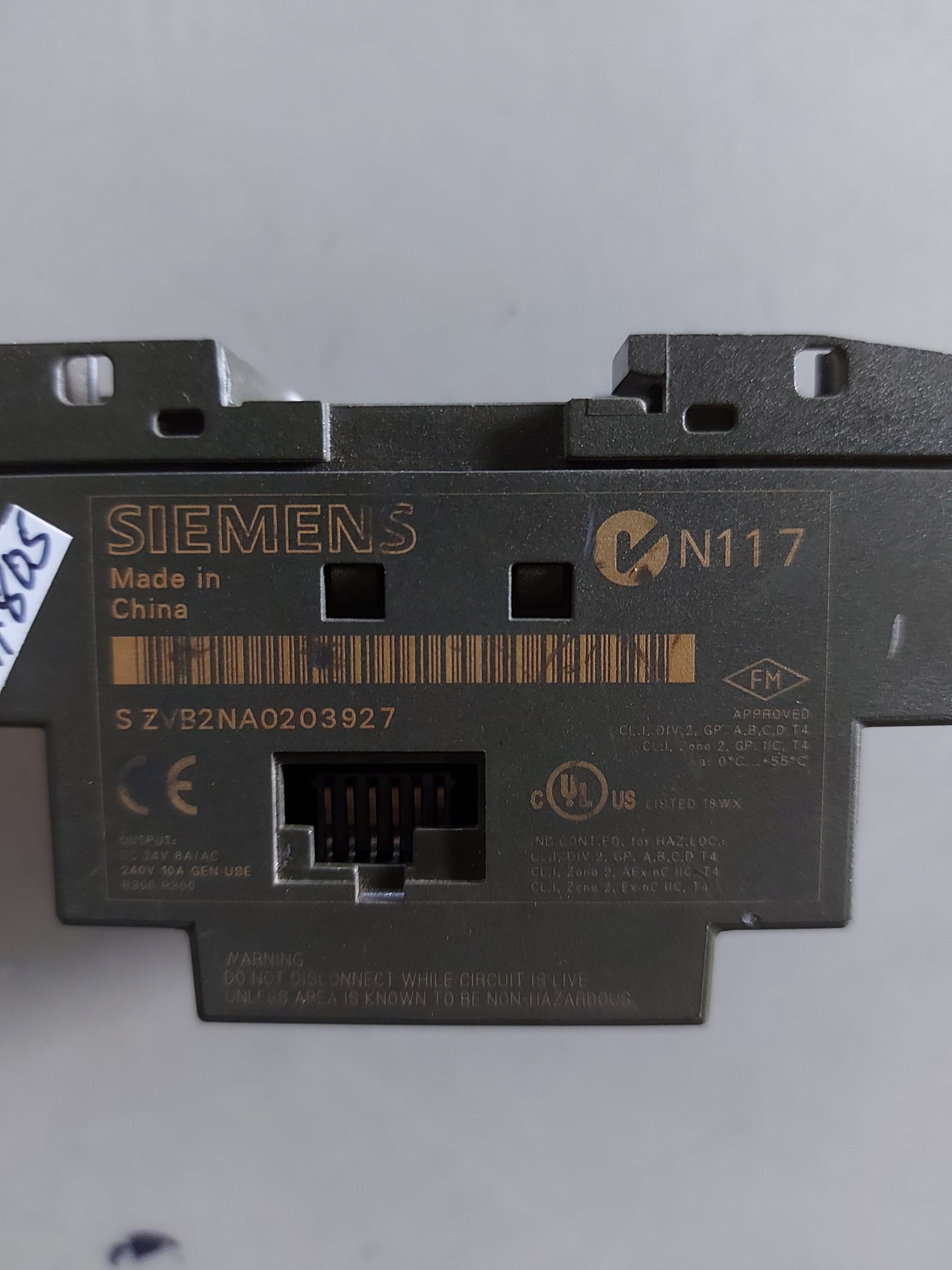 SIEMENS 6ED1052-1FB00-0BA6 LOGOI 230RC CONTROL MODULE
