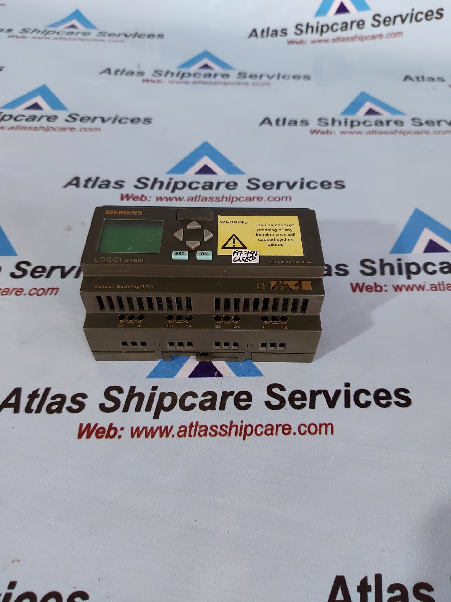 SIEMENS 6ED1053-1HB00-0BA2 LOGOI 24RCL CONTROL MODULE