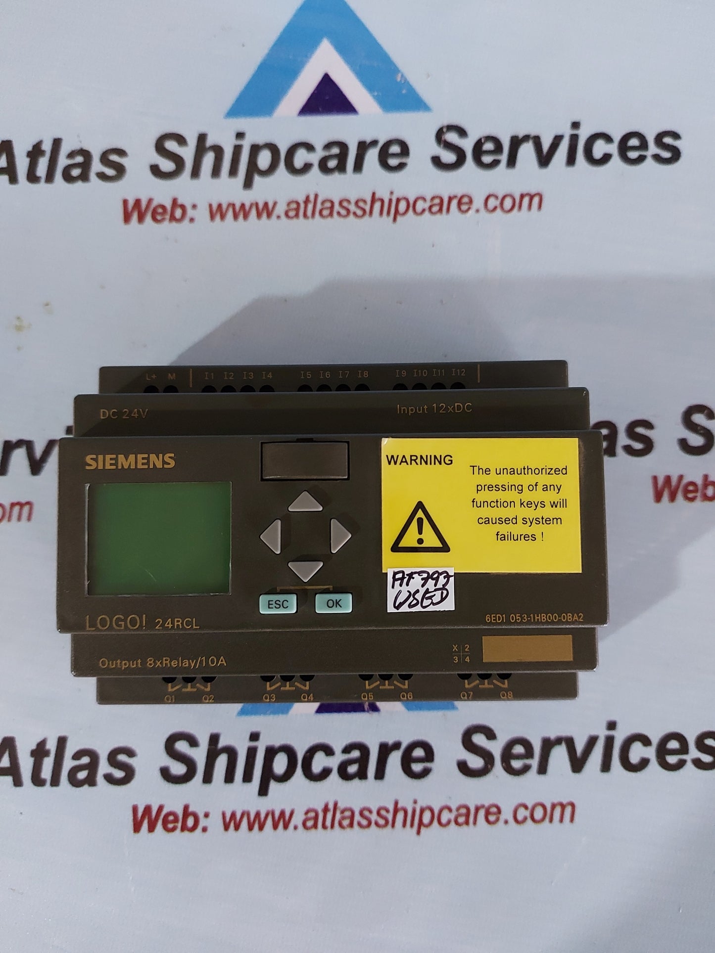 SIEMENS 6ED1053-1HB00-0BA2 LOGOI 24RCL CONTROL MODULE