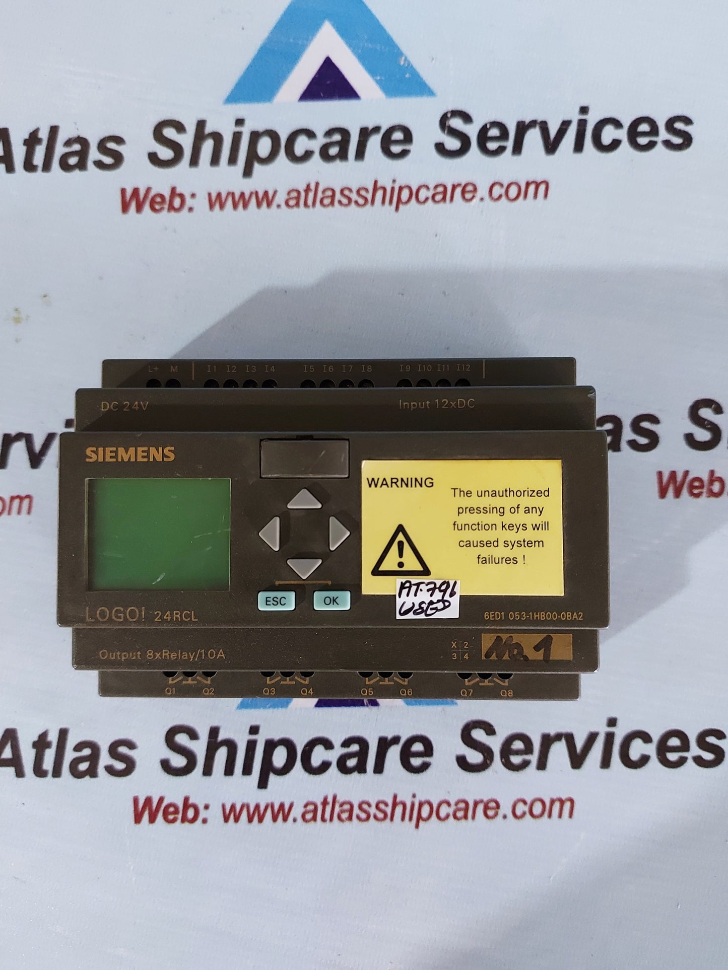 SIEMENS 6ED1053-1HB00-0BA2 LOGOI 24RCL CONTROL MODULE