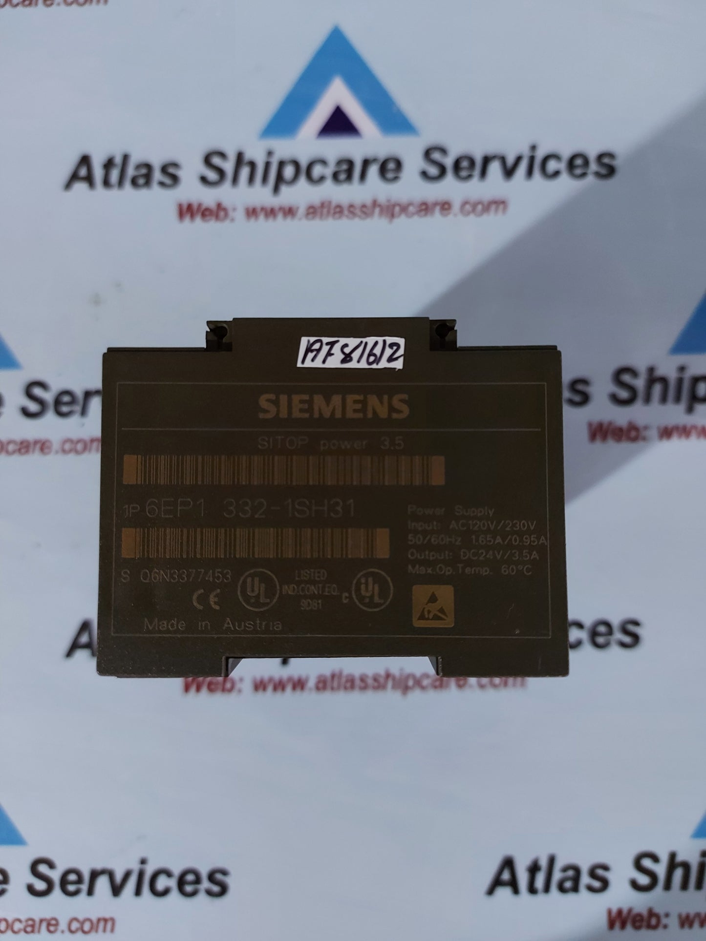 SIEMENS 6EP1332-1SH31 SITOP POWER 3.5 POWER SUPPLY