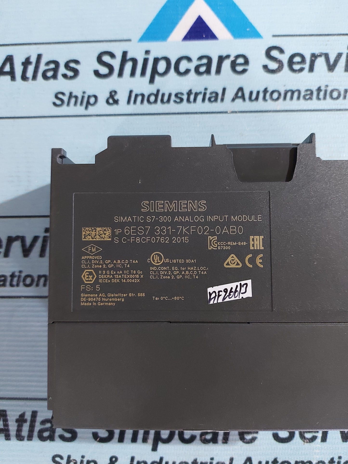 SIEMENS 6ES7 331-7KF02-0AB0 SIMATIC S7-300 ANALOG INPUT MODULE