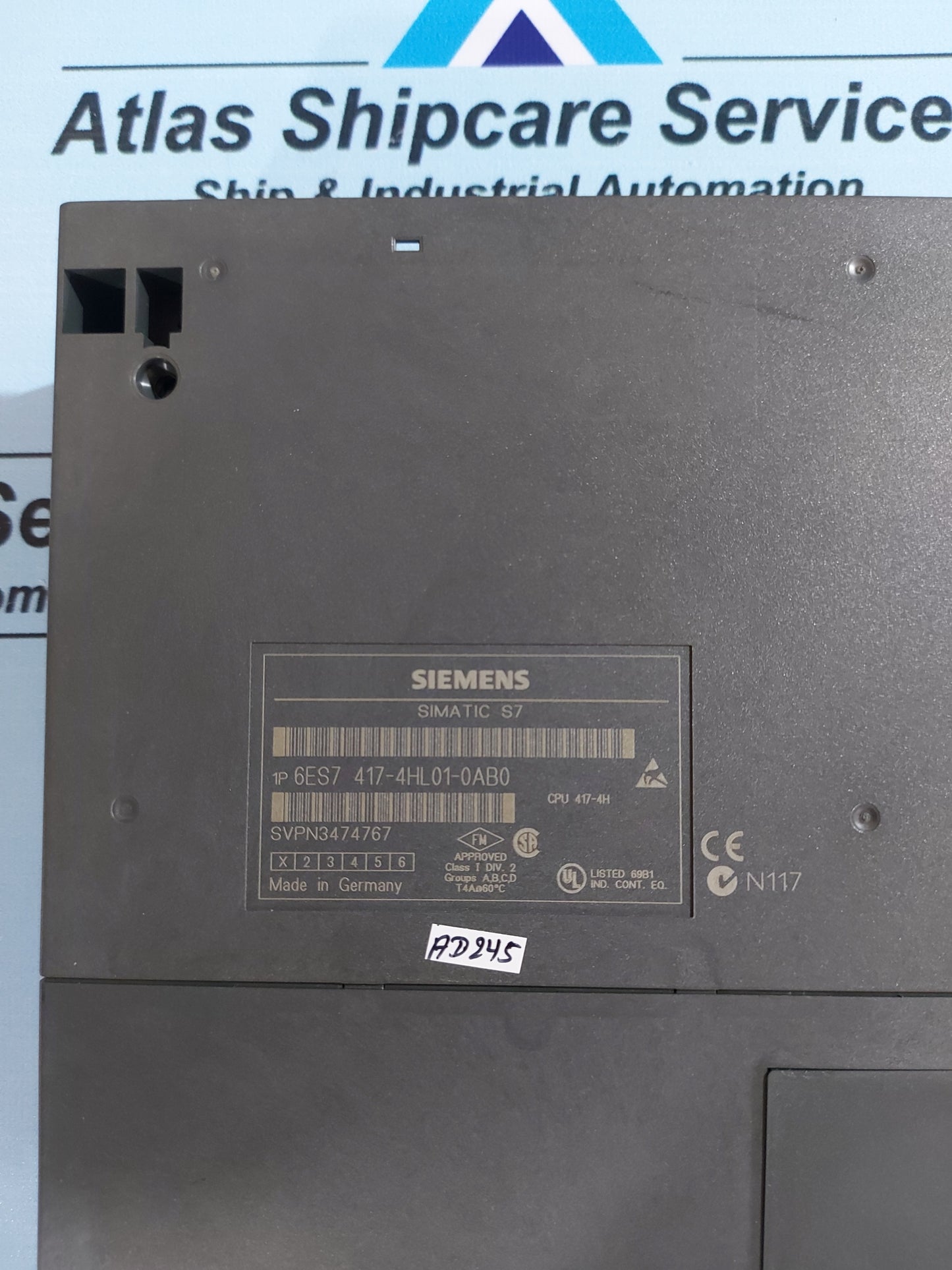 SIEMENS 6ES7 417-4HL01-0AB0 SIMATIC S7-400 CPU MODULE