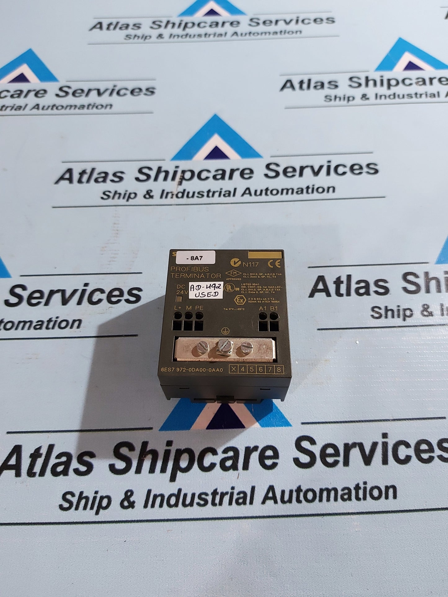 SIEMENS 6ES7 972-0DA00-0AA0 PROFIBUS TERMINATOR
