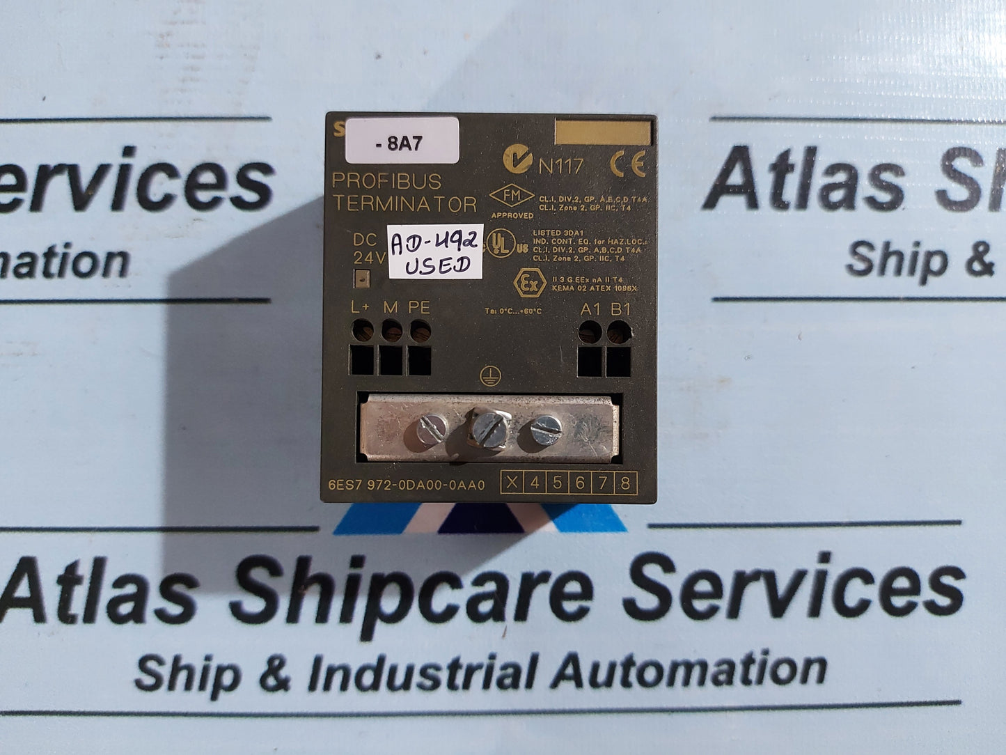 SIEMENS 6ES7 972-0DA00-0AA0 PROFIBUS TERMINATOR