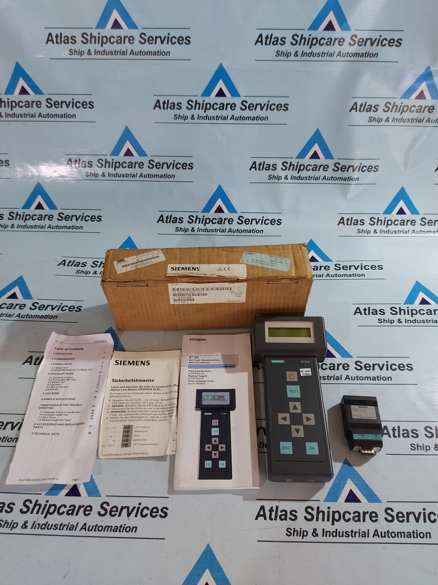 SIEMENS 6ES7181-0AA01-0AA0 BT200 PROFIBUS DP BUS TEST MODULE