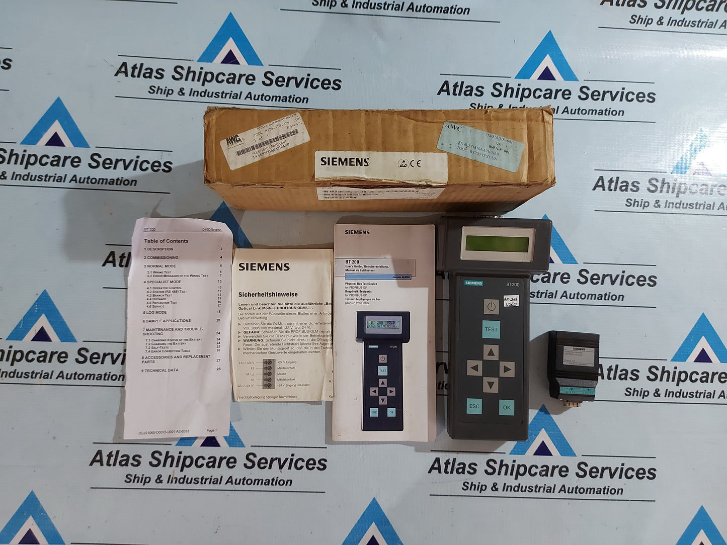 SIEMENS 6ES7181-0AA01-0AA0 BT200 PROFIBUS DP BUS TEST MODULE
