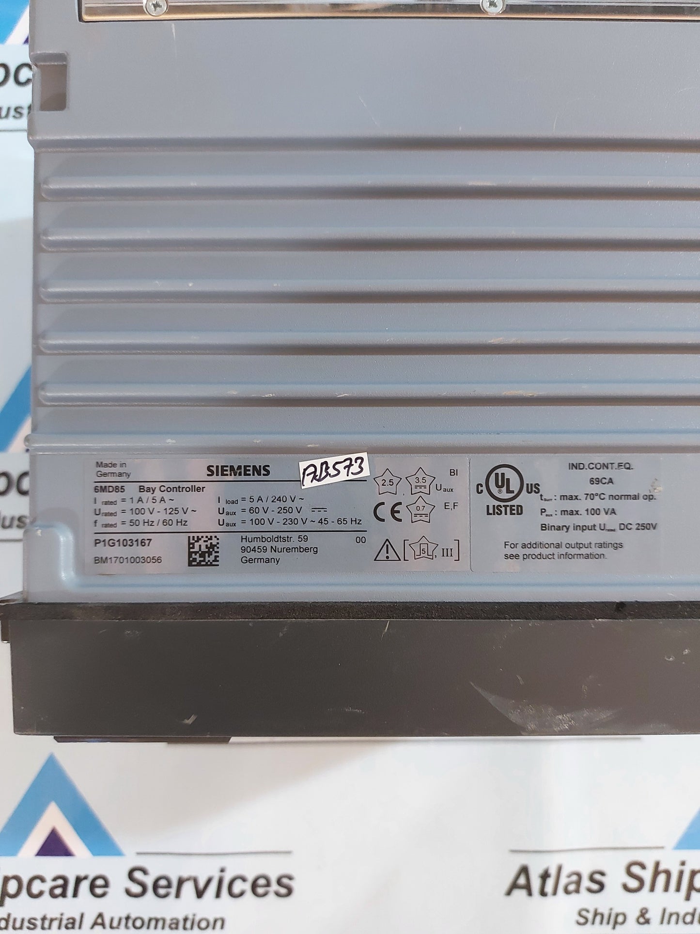 SIEMENS 6MD85 HIGH-VOLTAGE BAY CONTROLLER