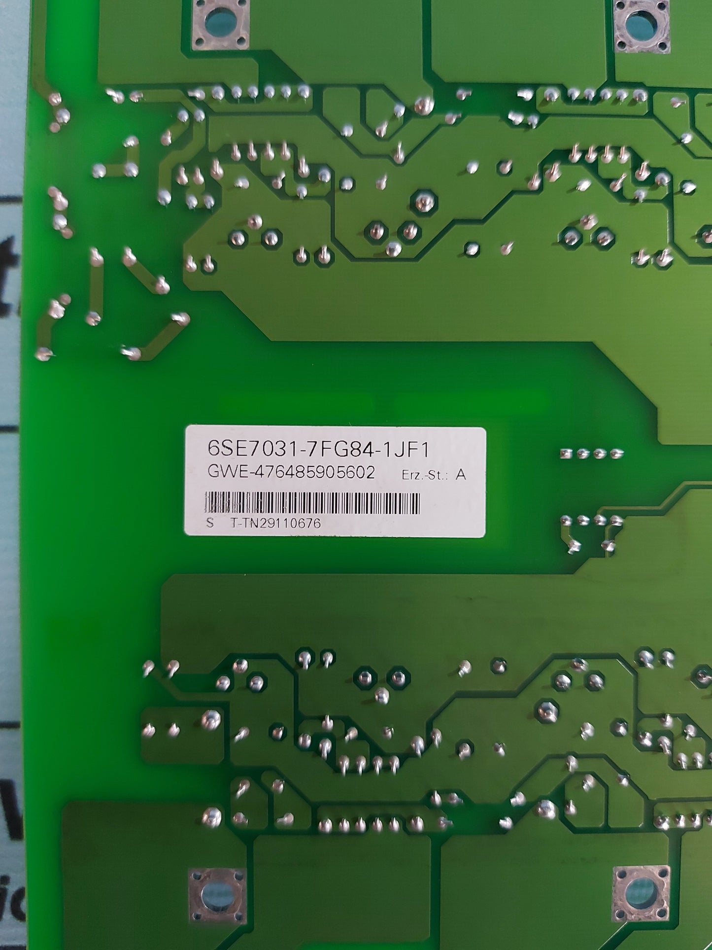 SIEMENS 6SE7031-7FG84-1JF1 POWER SUPPLY BOARD