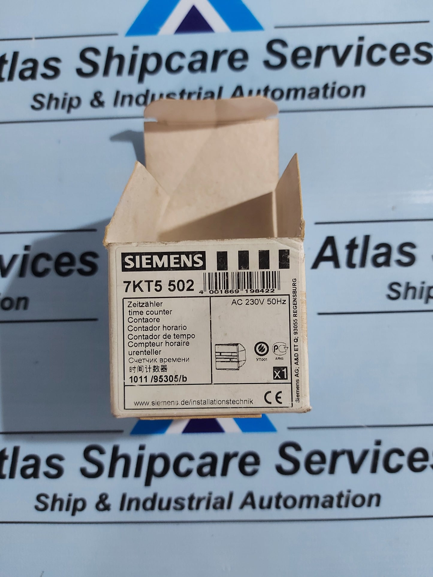 SIEMENS 7KT5 502 AC 230V 50Hz TIME COUNTER