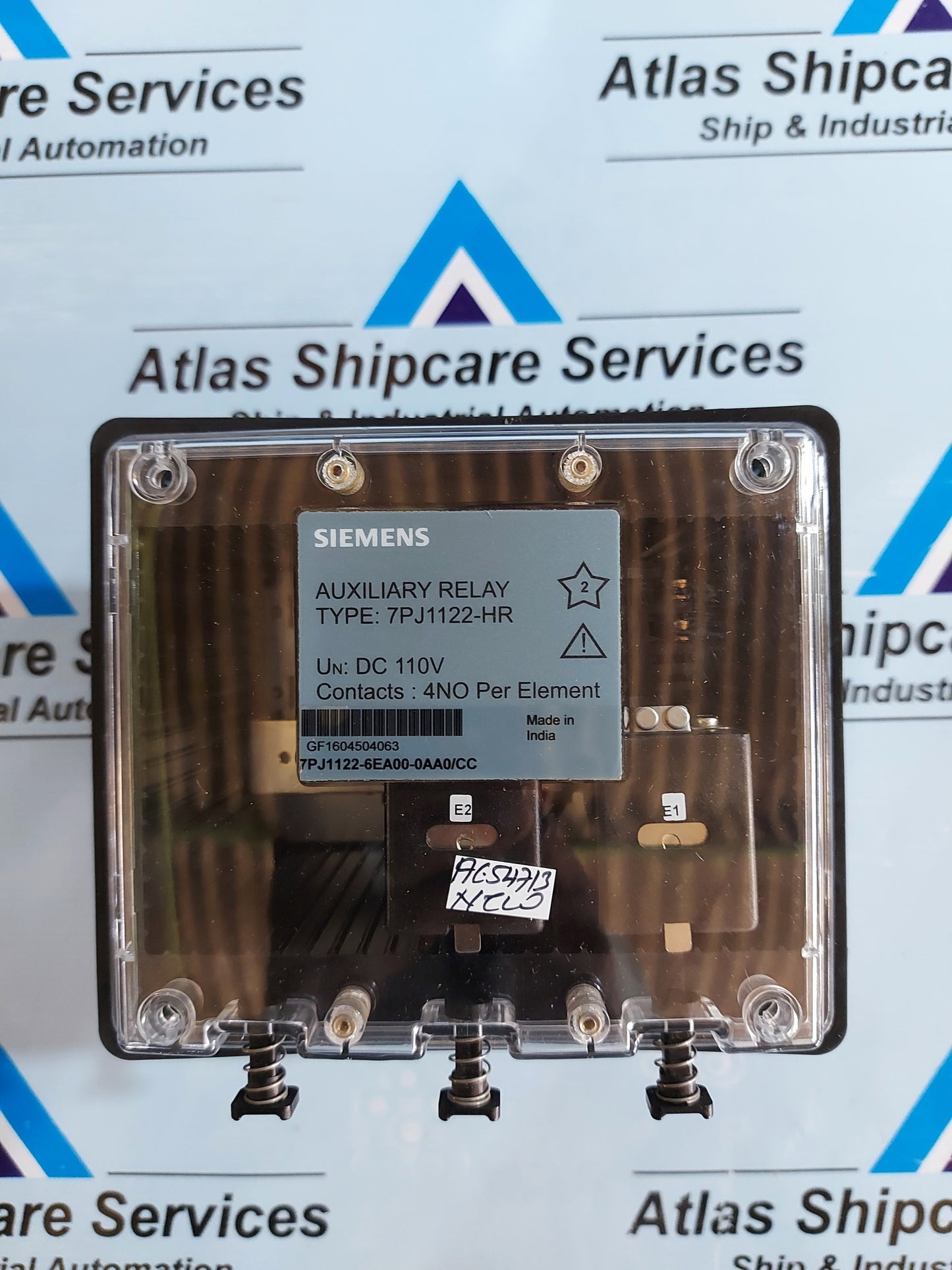 SIEMENS 7PJ1122-8EA00-0AA0/CC AUXILIARY RELAY