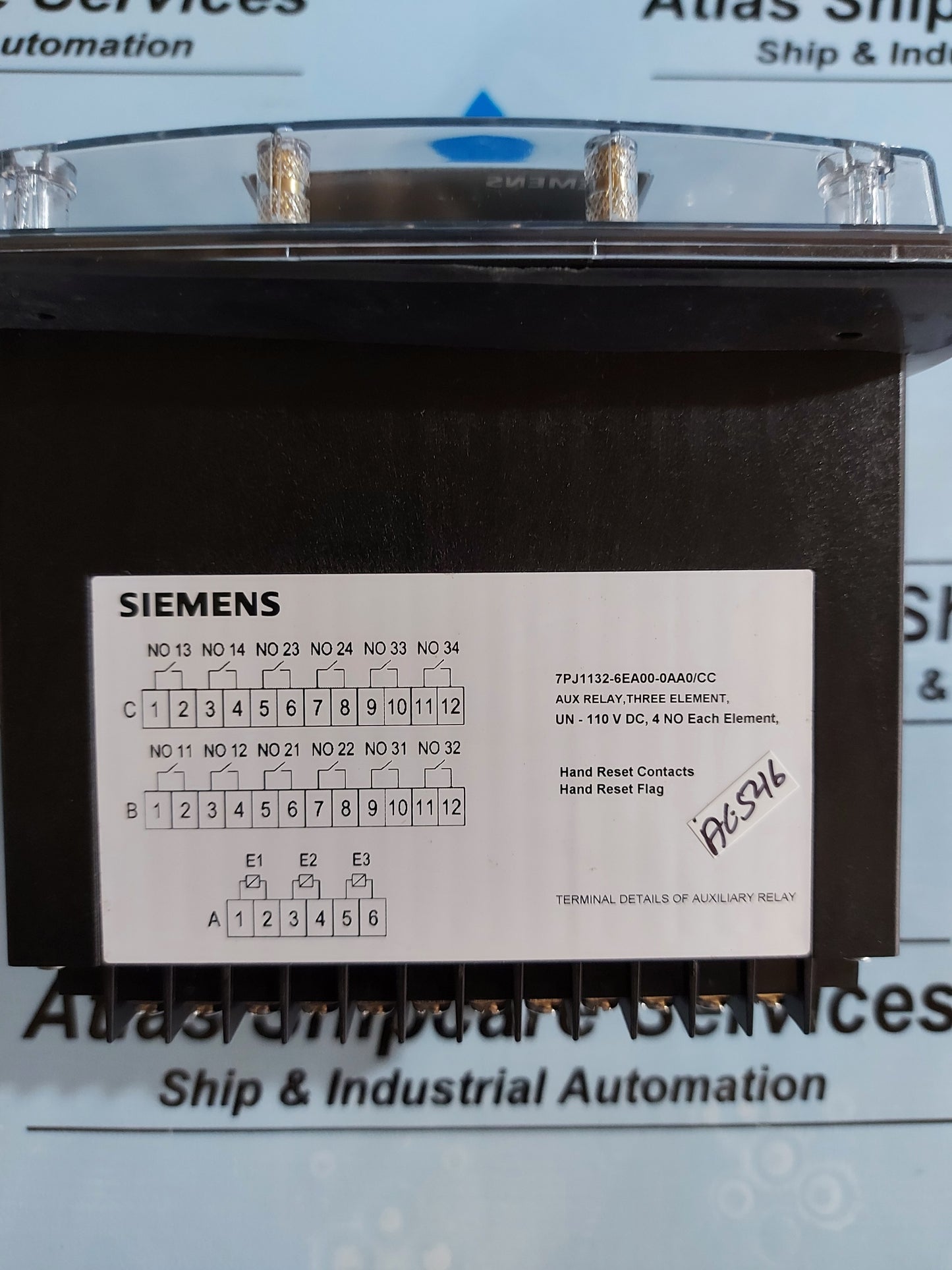 SIEMENS 7PJ1132-6EA00-0AA0/CC AUXILIARY RELAY