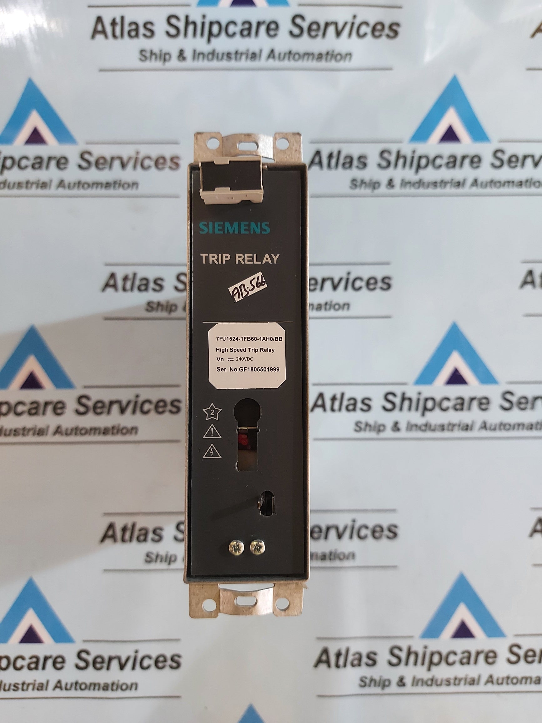 SIEMENS 7PJ1524-1FB60-1AH0/BB HIGH SPEED TRIP RELAY