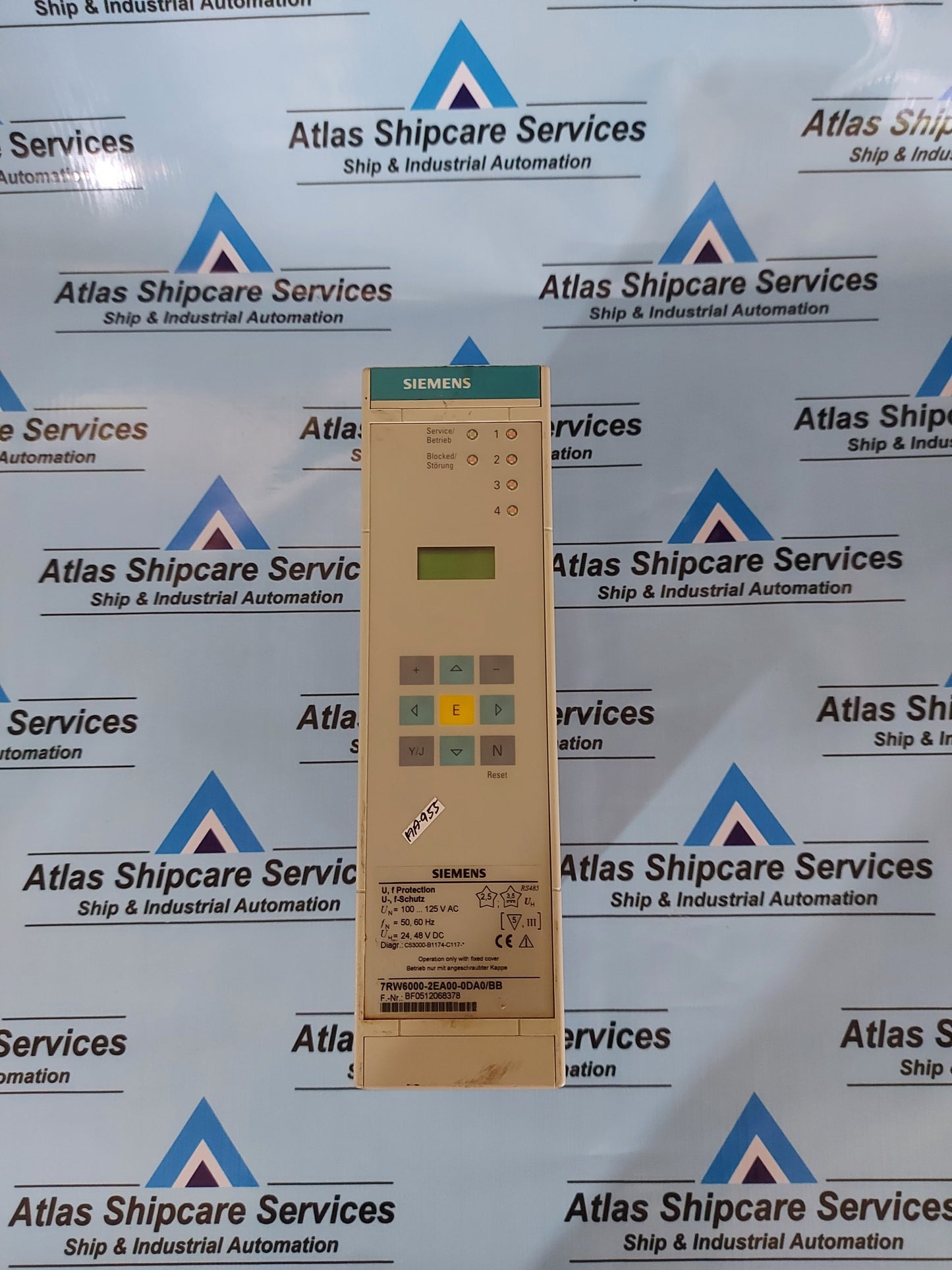 SIEMENS 7RW6000-2EA00-0DA0/BB U,F PROTECTION RELAY
